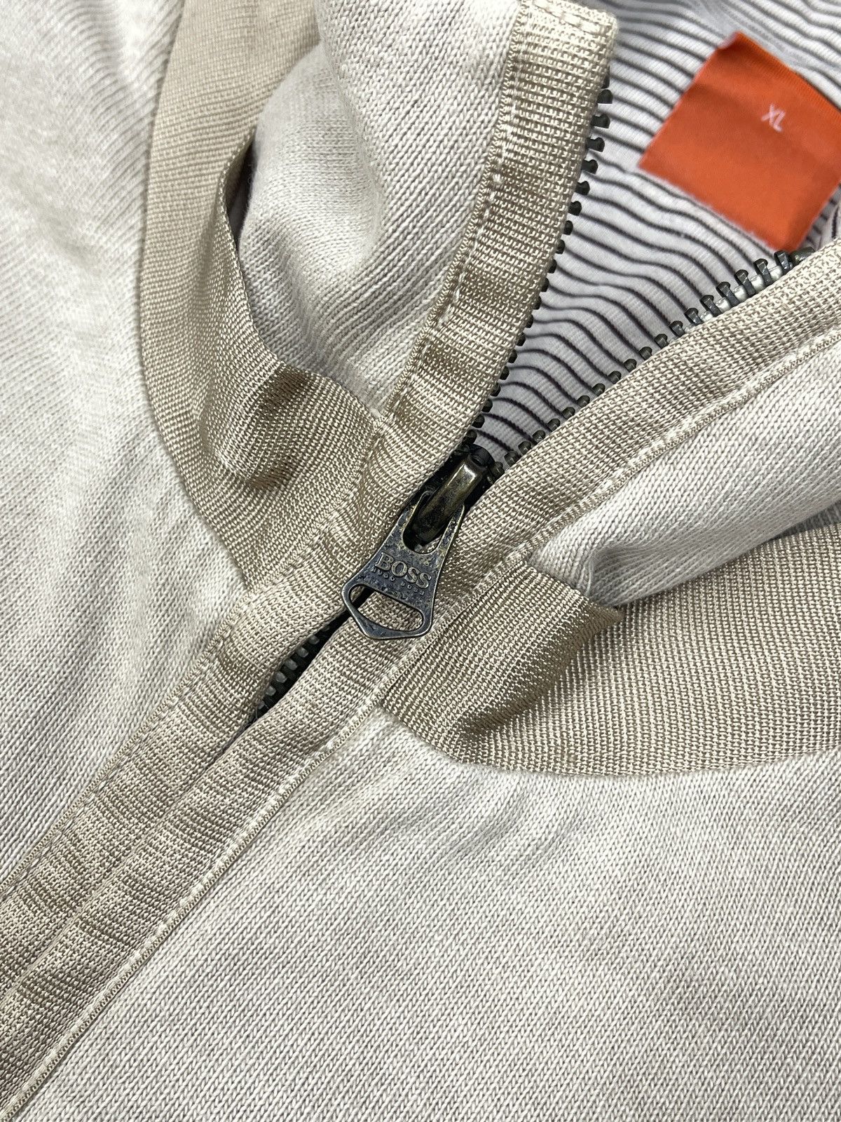 Hugo × Hugo Boss Mens Hugo Boss Track Jacket Beige Size XL Size US XL / EU 56 / 4 - 7 Thumbnail