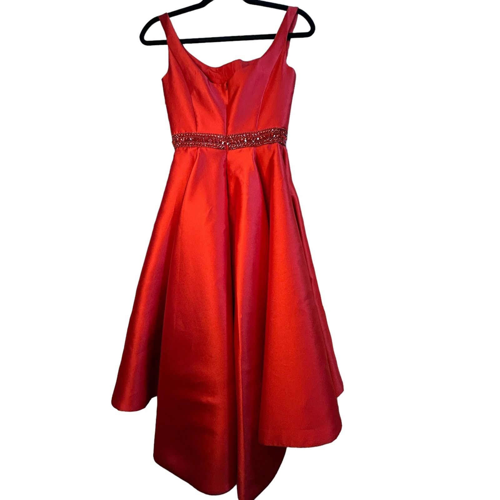 Other NWT IEENA for Mac Duggal Red Cocktail Dress - Size 0 Size XS / US 0-2 / IT 36-38 - 3 Thumbnail