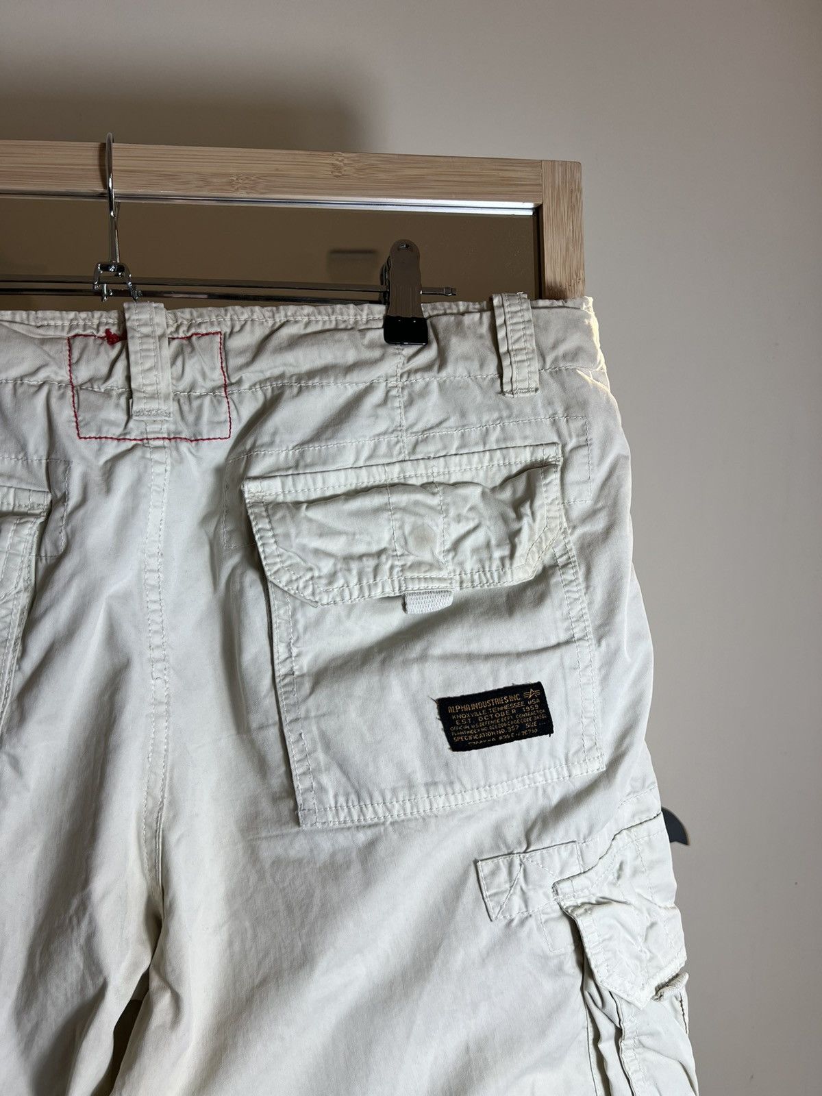 Alpha Industries Y2K Alpha Industries Military Cargo Shorts — Beige Utility Size US 36 / EU 52 - 10 Thumbnail