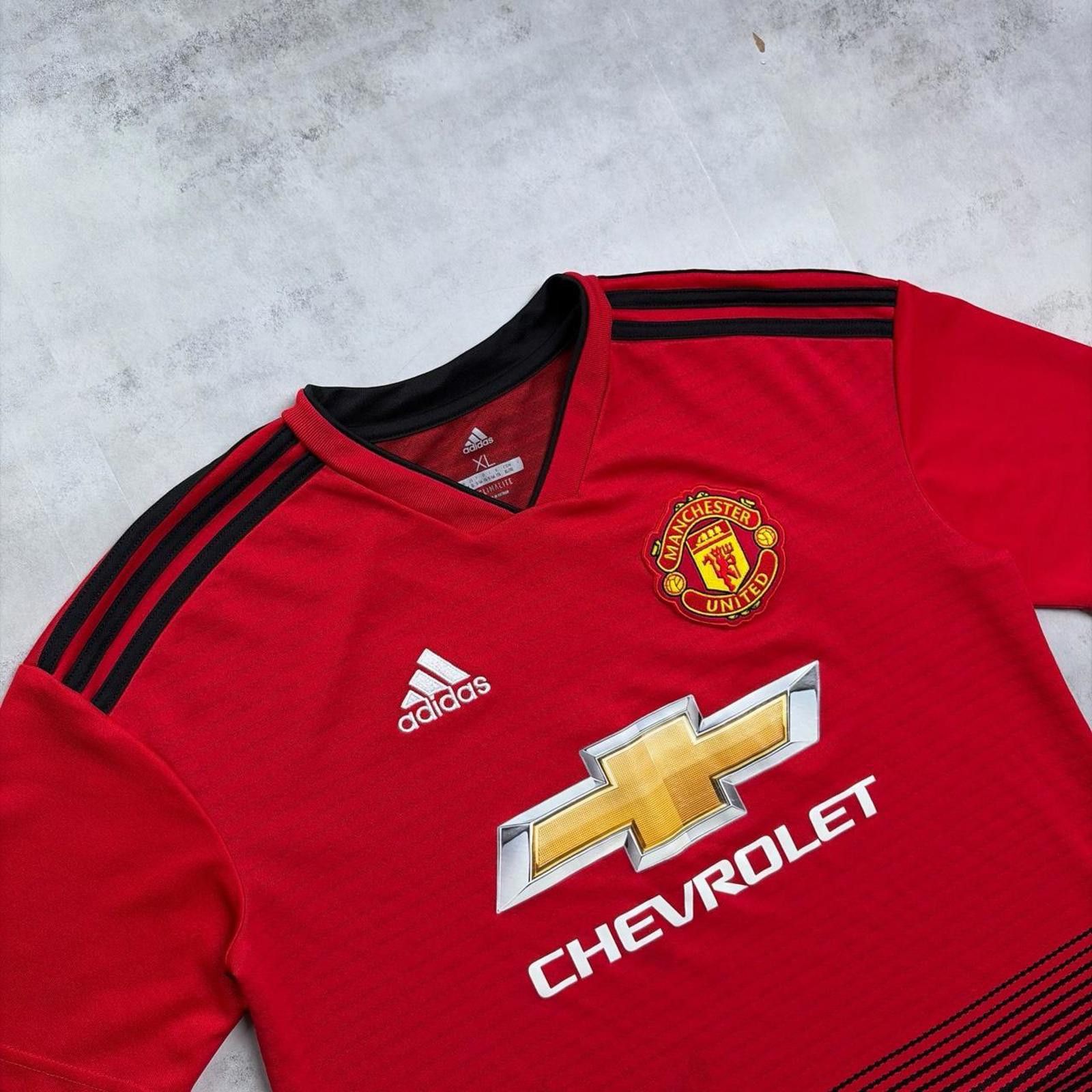 Adidas Y2K Red Adidas Manchester United 2018/19 Home Futbol Jersey Size US S / EU 44-46 / 1 - 4 Thumbnail