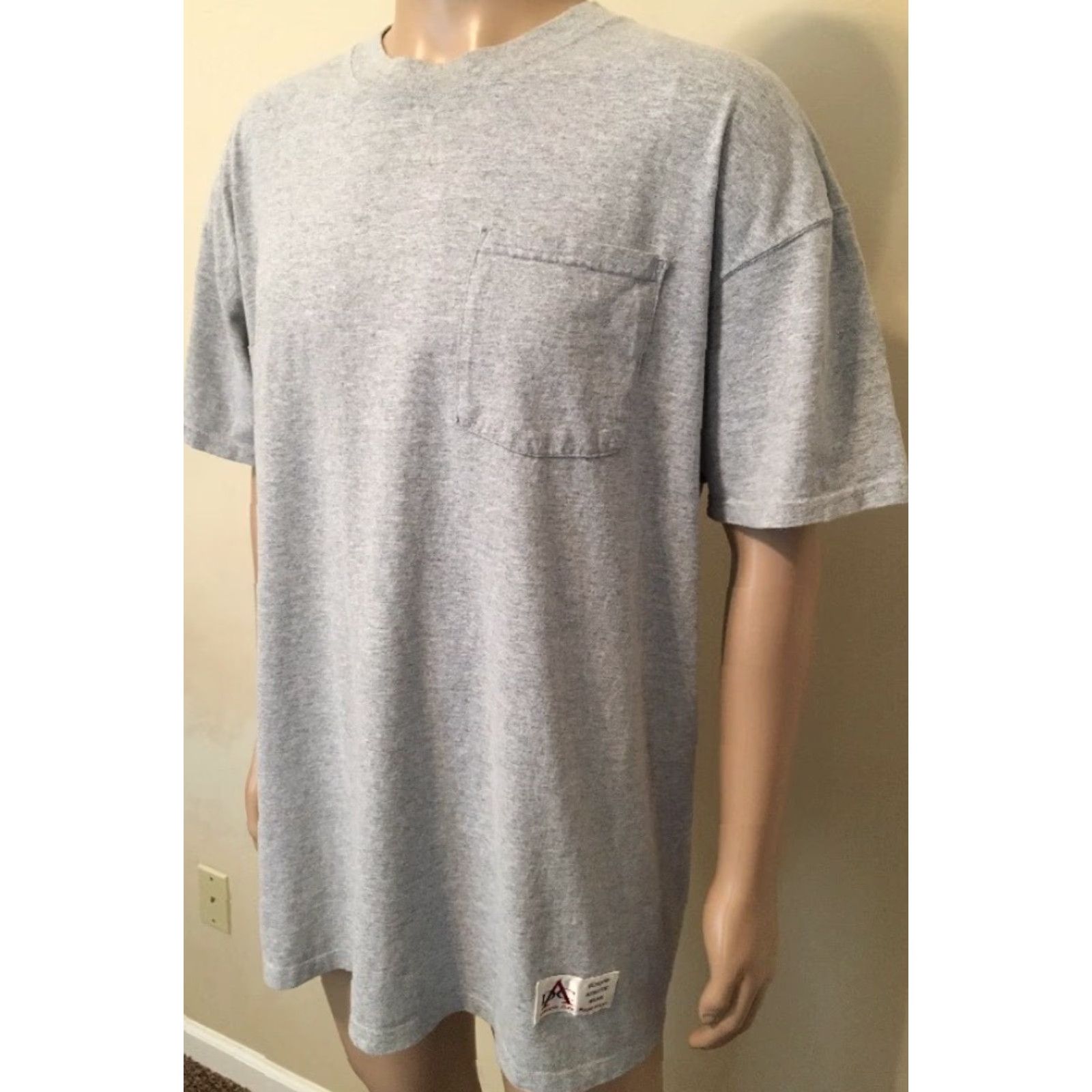 Vintage VINTAGE 90s DAC Athletic Club Pocket T Shirt Gray USA Made Size XL Athletic Wear Shirt Mens 90s Size US XL / EU 56 / 4 - 3 Thumbnail