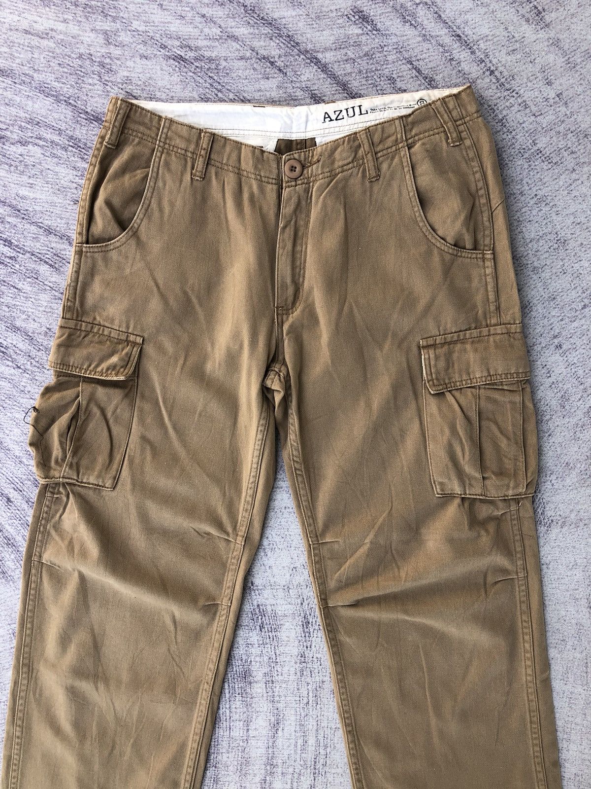 Vintage Cargo Trousers With 6 Pocket Workware Tactical Pants Size US 31 - 2 Thumbnail