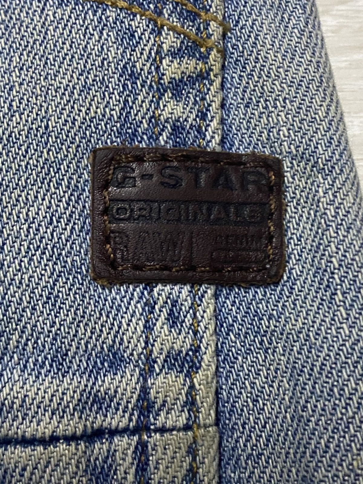 Raw State G Star Raw Multi Pocket Dirty Distressed Skinny Jeans Size US 31 - 17 Thumbnail