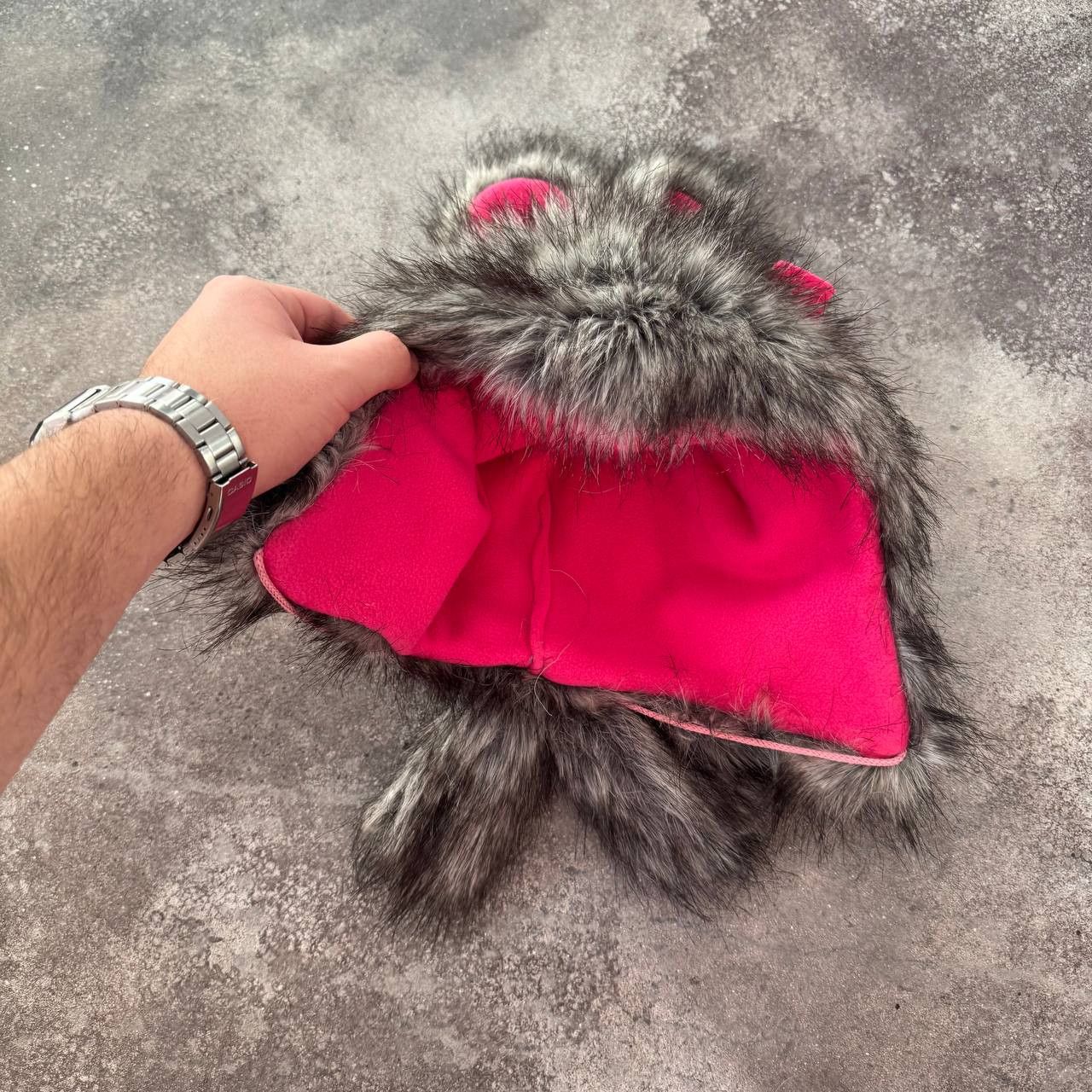 20471120 Amazing Faux Fur Rabbit Y2K Ushanka Hat Size ONE SIZE - 4 Thumbnail