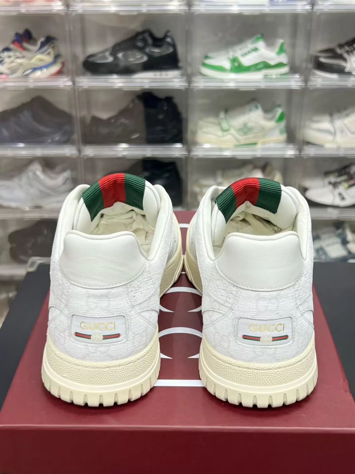 Gucci GUCCI Re-Web All Over Print White Size 43 Like New Shoes Size US 10 / EU 43 - 7 Thumbnail