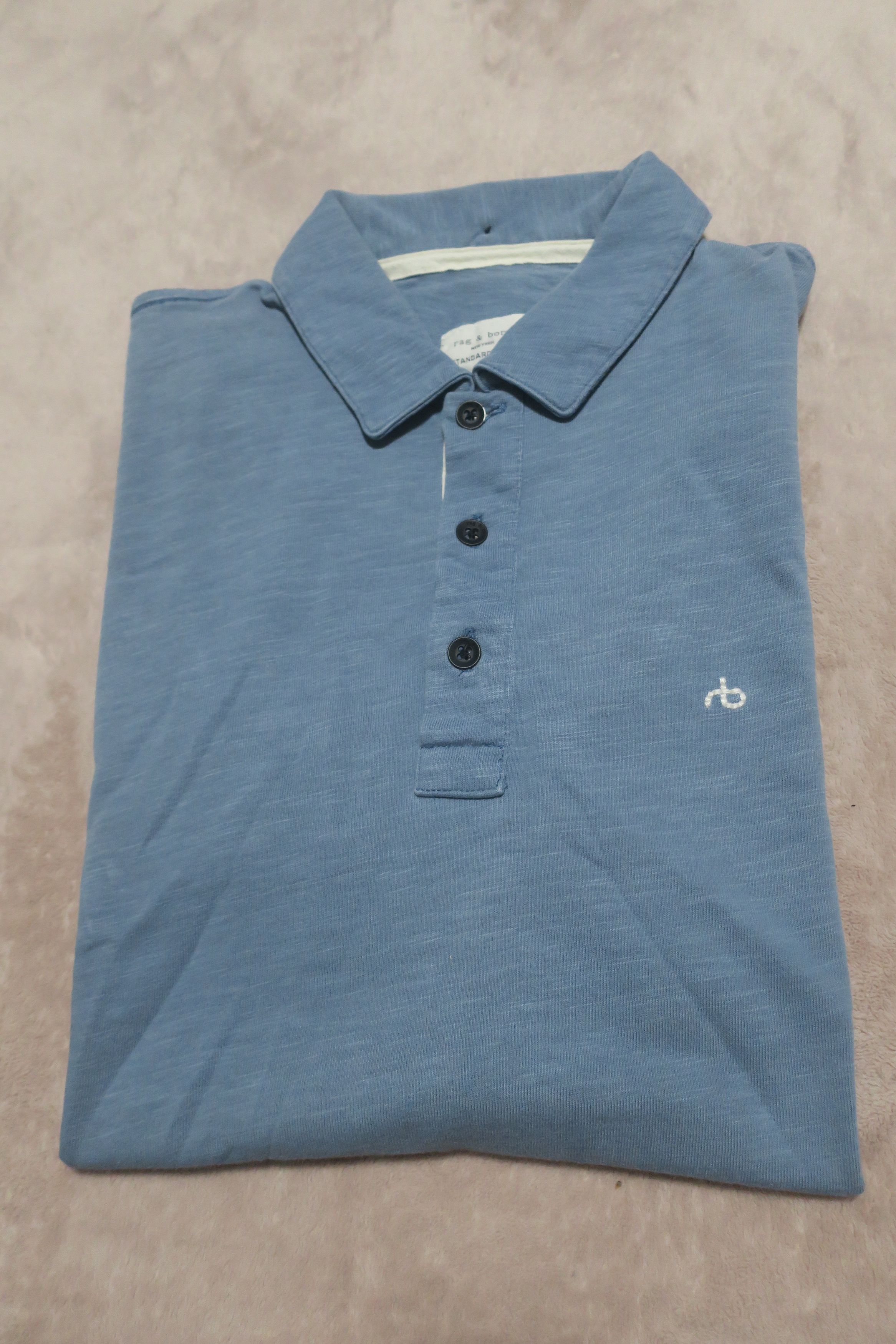 Rag & Bone Standard Issue Men's Polo Shirt Size S Size US S / EU 44-46 / 1 - 1 Thumbnail