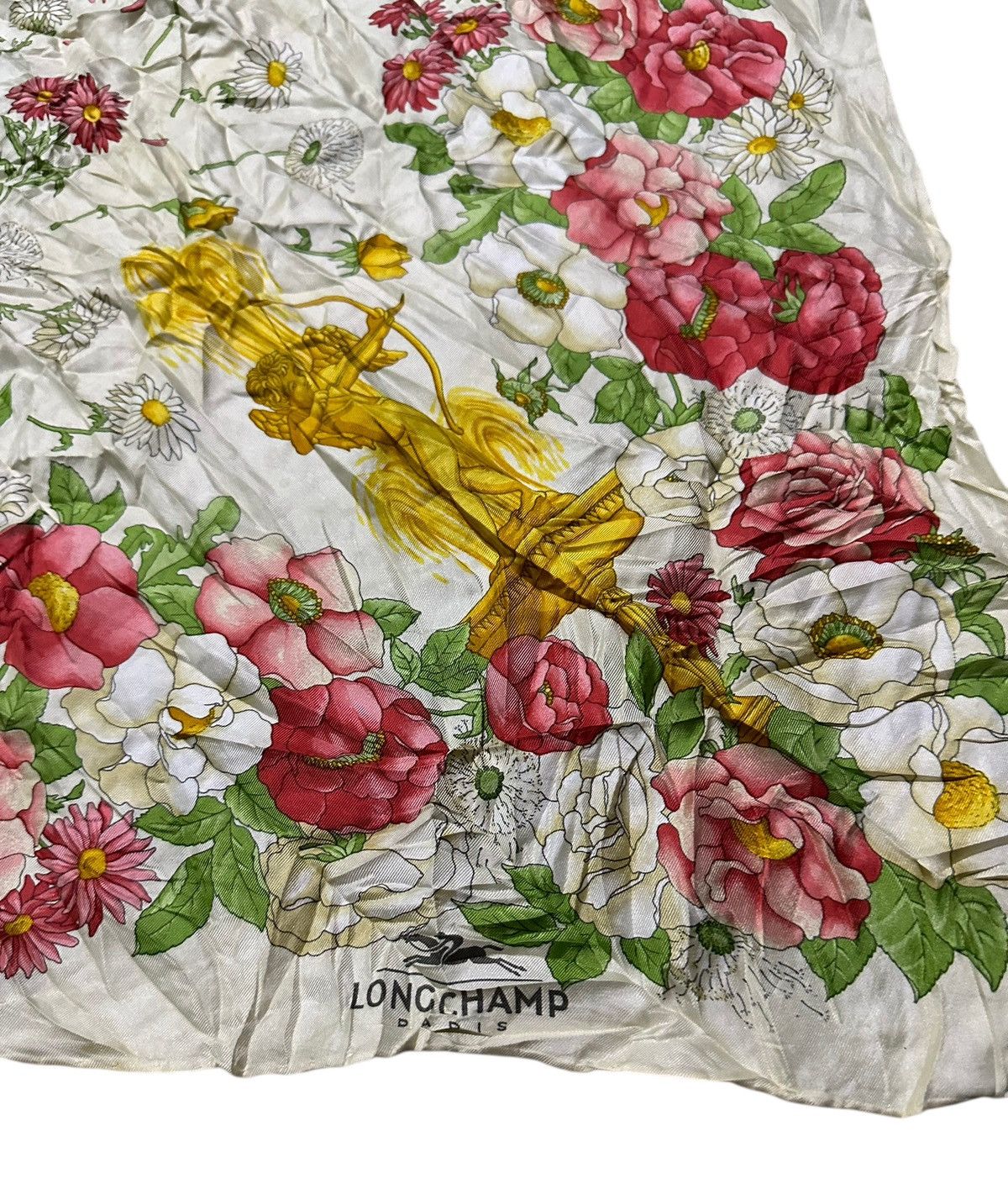 Longchamp Longchamp silk scarf Size ONE SIZE - 4 Thumbnail