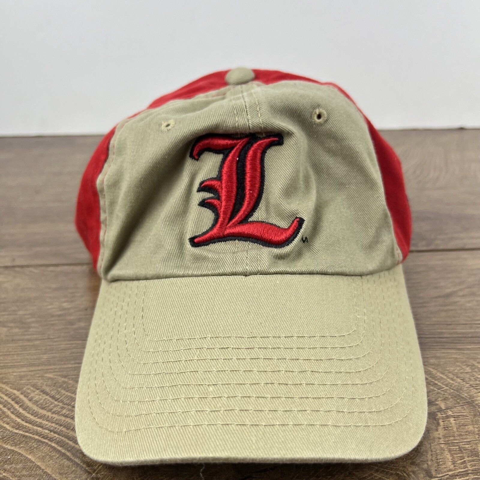 Starter Louisville Cardinals Hat Starter Hat Adjustable Hat Tan Hat Size ONE SIZE - 5 Thumbnail