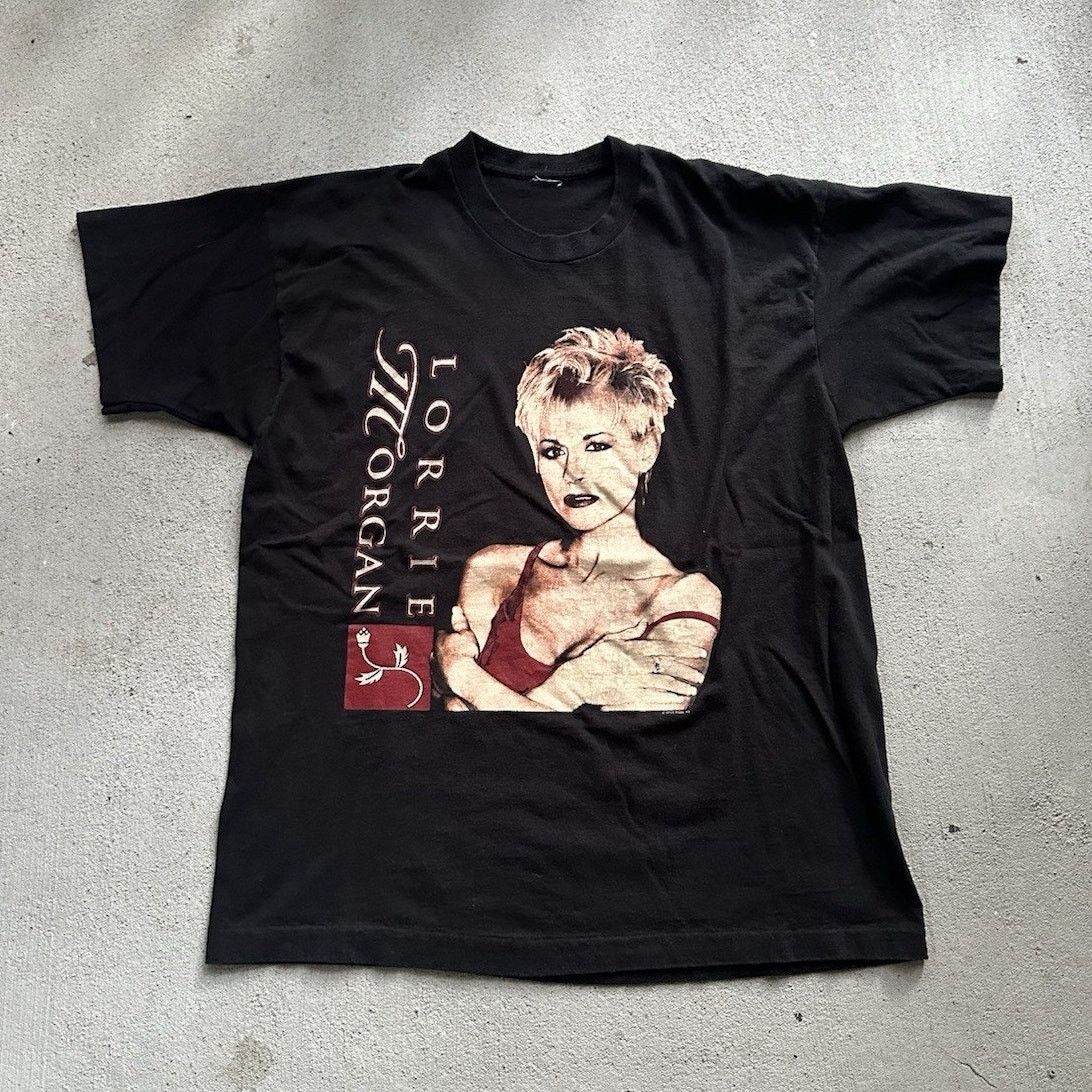 Band Tees × Vintage Vintage Lorrie Morgan Shirt 1995 XLBack In Your Arms Again Size US XL / EU 56 / 4 - 1 Thumbnail