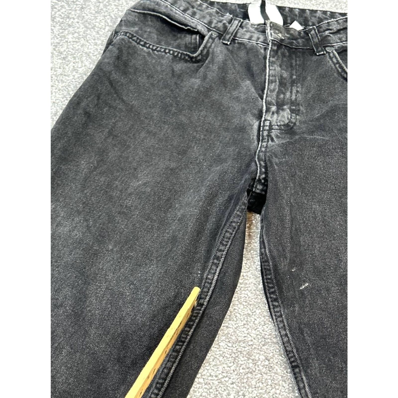 The Ragged Priest The Ragged Priest Jeans 28 Dark Gray Denim High Rise Straight Leg Womens Size 28" / US 6 / IT 42 - 3 Thumbnail