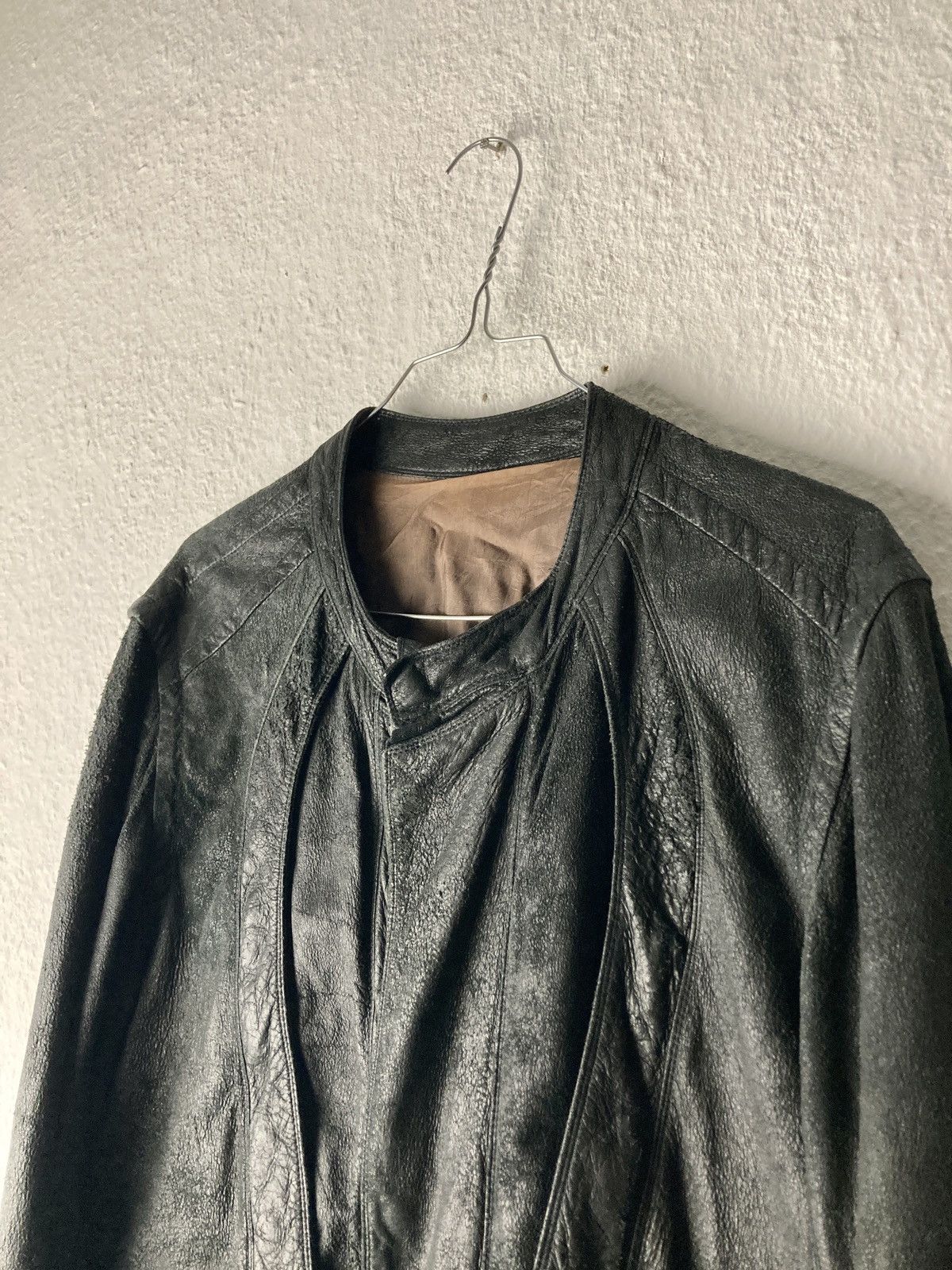 Rick Owens F/W 04 "QUEEN" Blistered Lamb Leather Jacket Rick Owens M Size US M / EU 48-50 / 2 - 4 Thumbnail