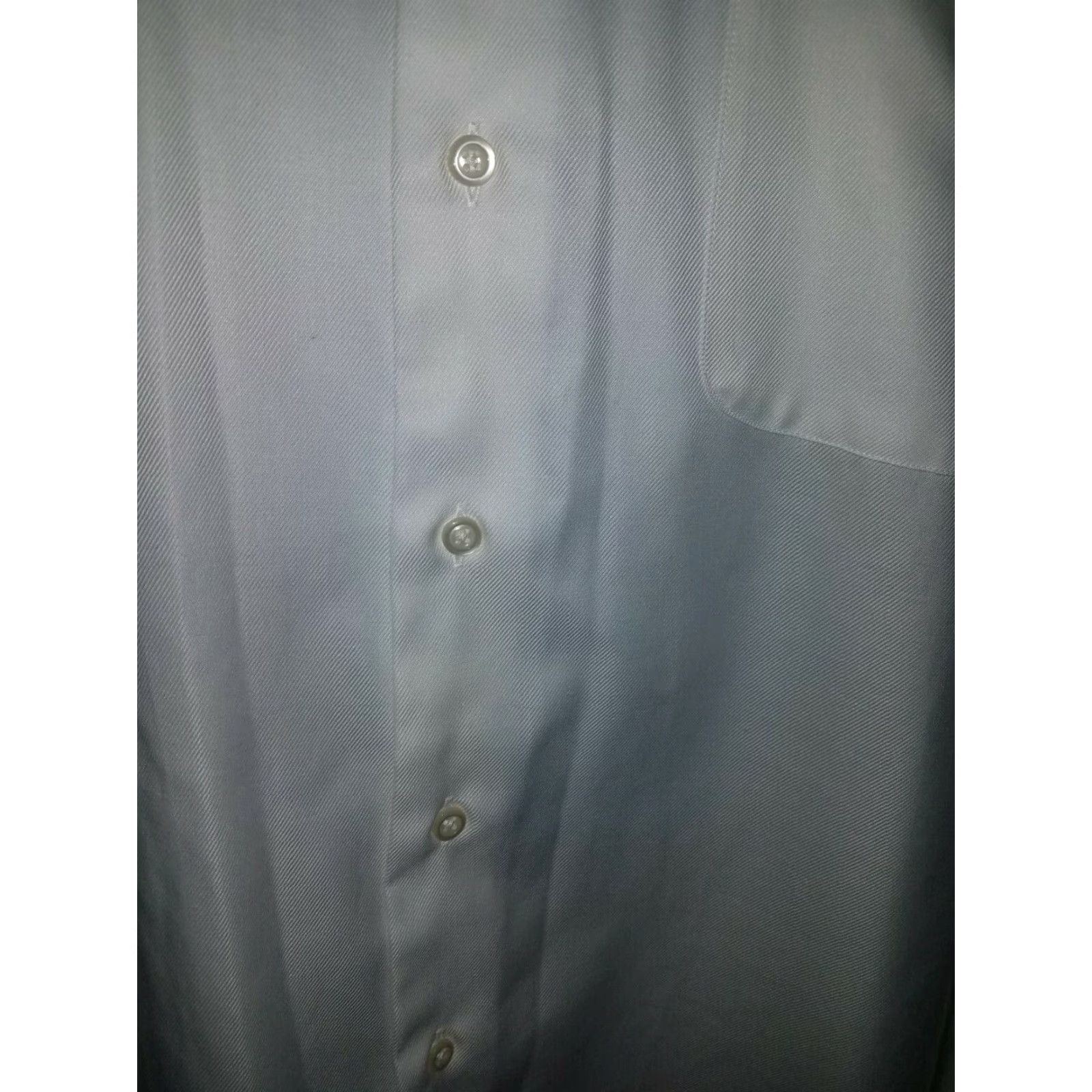 Pronto Uomo VINTAGE Pronto Uomo Men's Cotton Button-Down Shirt Long Sleeve Non-Iron Size 17 White Size US XL / EU 56 / 4 - 3 Thumbnail
