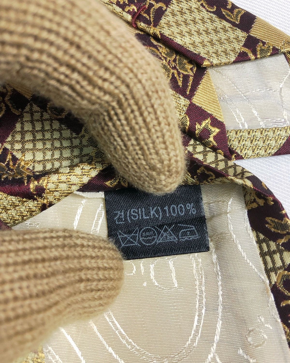 Christian Dior Monsieur Rare Vintage Christian Dior Monsieur Floral Silk Tie Size ONE SIZE - 8 Thumbnail