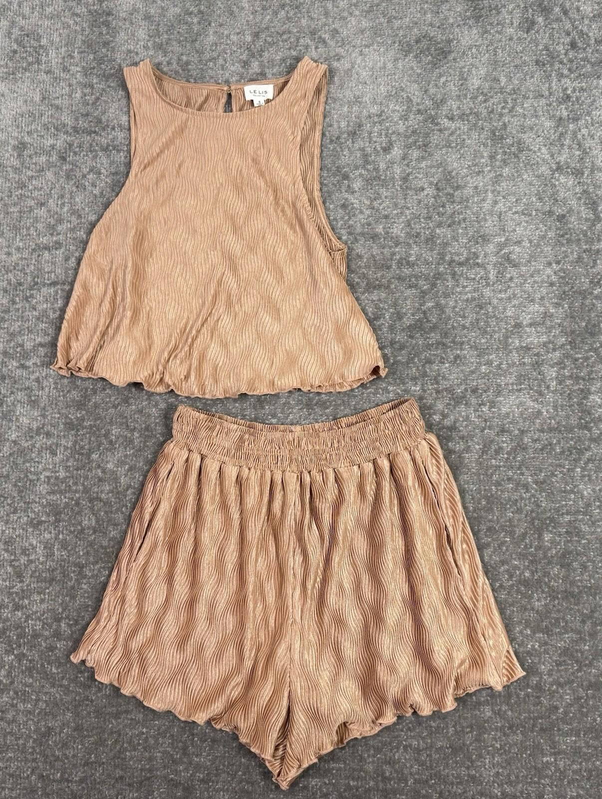 Levi's Lelis Shirt Womens Ribbed Pajama Outfit Light Pink Size S / US 4 / IT 40 - 1 Thumbnail