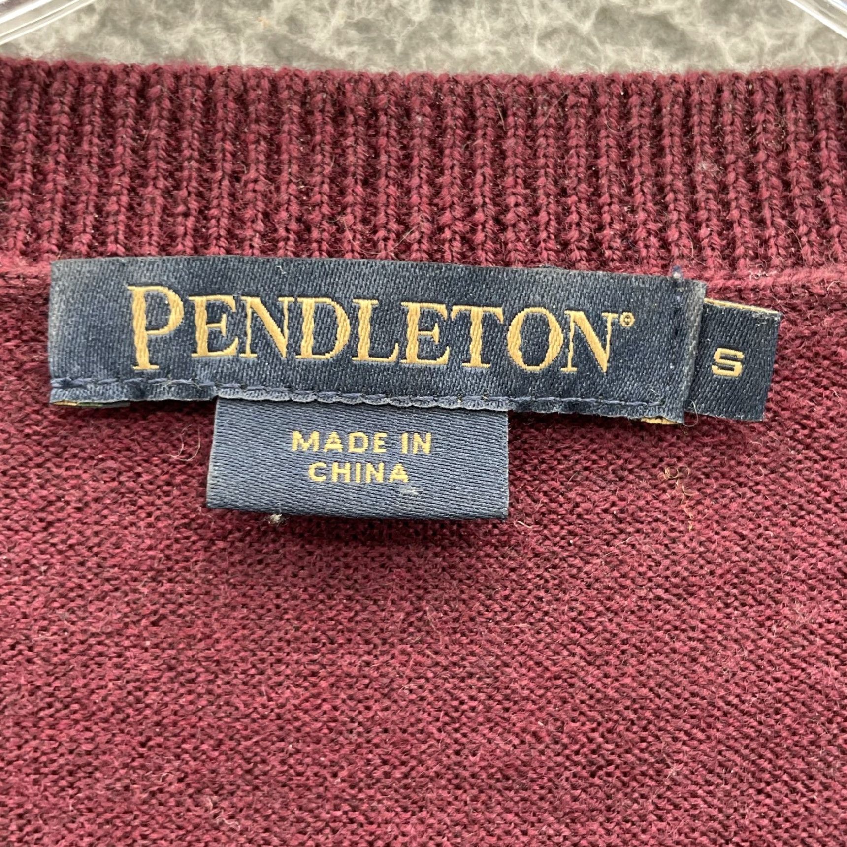 Pendleton Pendleton 100% Merino Wool Sweater Women Small Red Minimalist 90's Chic Corpcore Size S / US 4 / IT 40 - 3 Thumbnail
