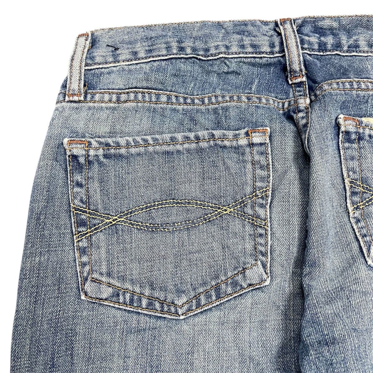Abercrombie & Fitch Y2k flare abercrombie & fitch Punk Distressed Jeans Size 29" - 17 Thumbnail