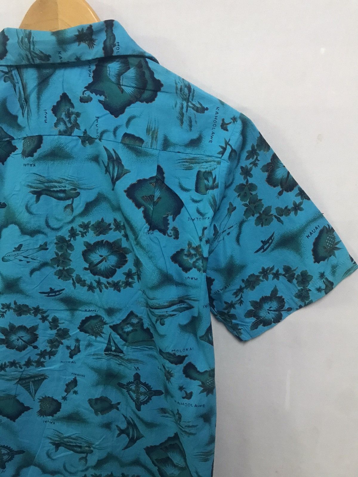 Vintage UI MAIKAI - Vintage 50s 60s Hawaiian Traditional Shirt Size US M / EU 48-50 / 2 - 12 Thumbnail