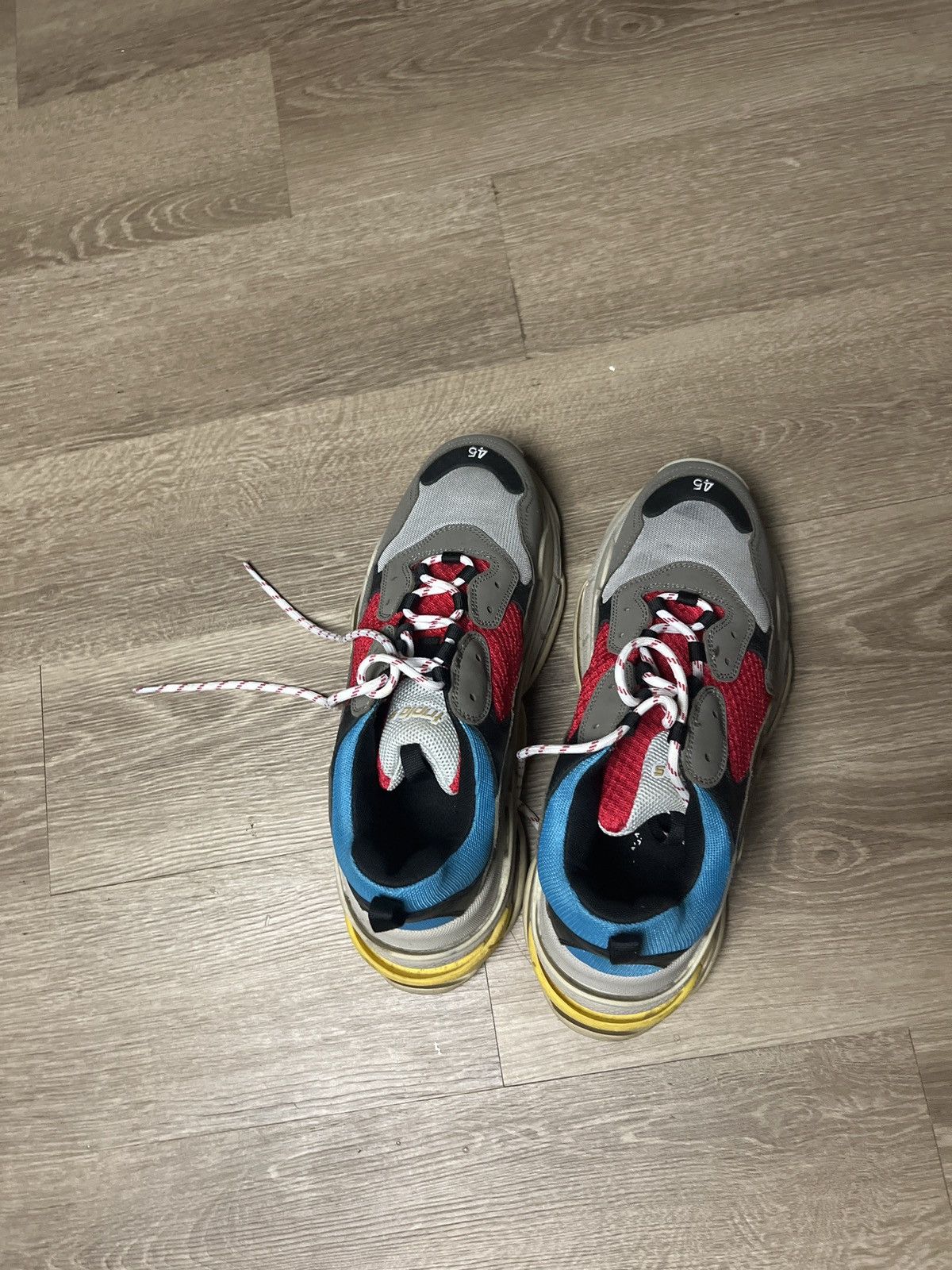 Balenciaga Balenciaga Triple S Sneakers – Size 45 (US 12) Size US 12 / EU 45 - 5 Thumbnail