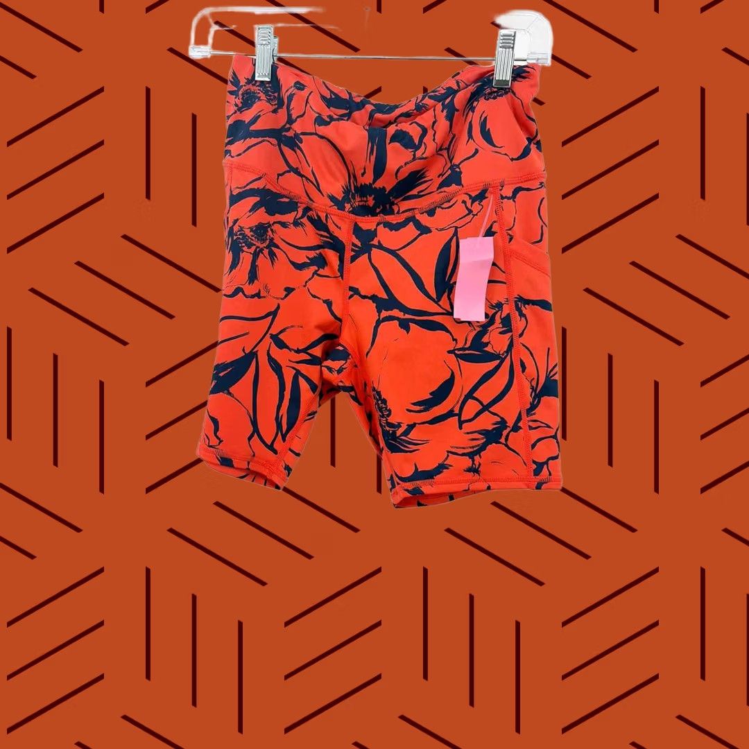Vintage Z by Zella Orange Biker Athletic Shorts Size Medium Size 32" / US 10 / IT 46 - 1 Thumbnail