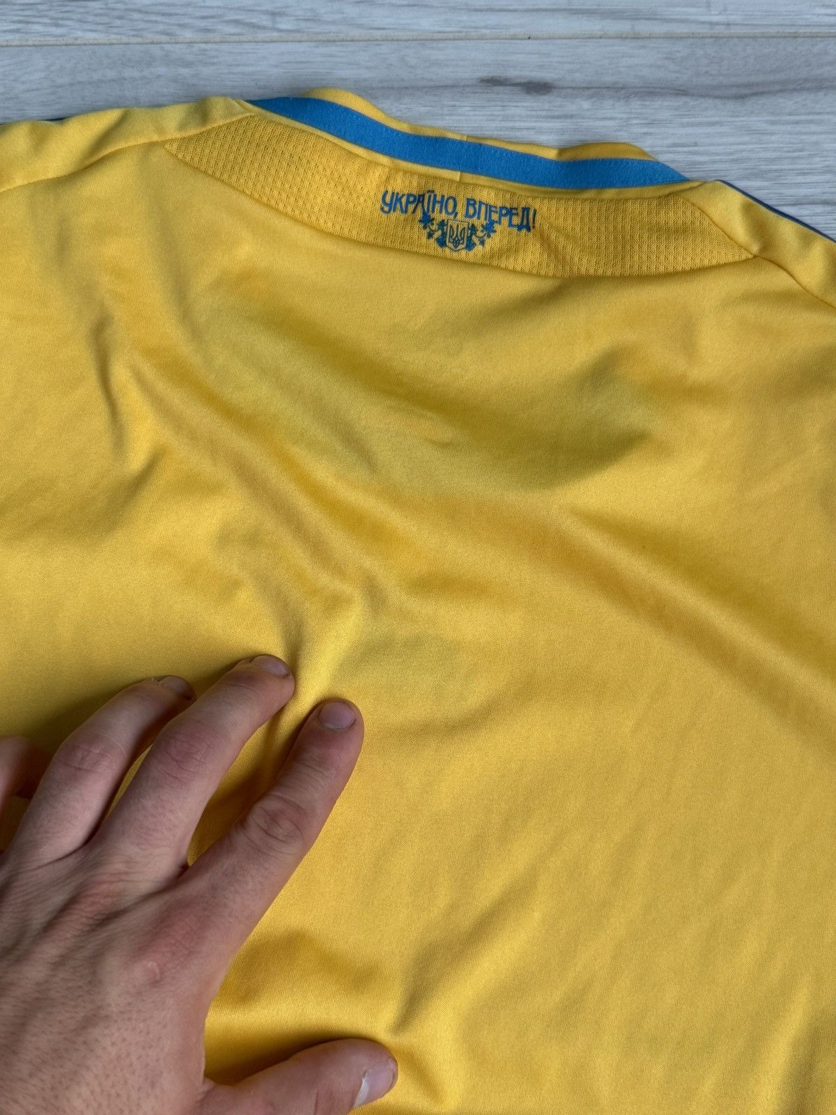 Adidas Vintage Soccer Jersey Ukraine 2011 kit Adidas Shirt Size US S / EU 44-46 / 1 - 6 Thumbnail