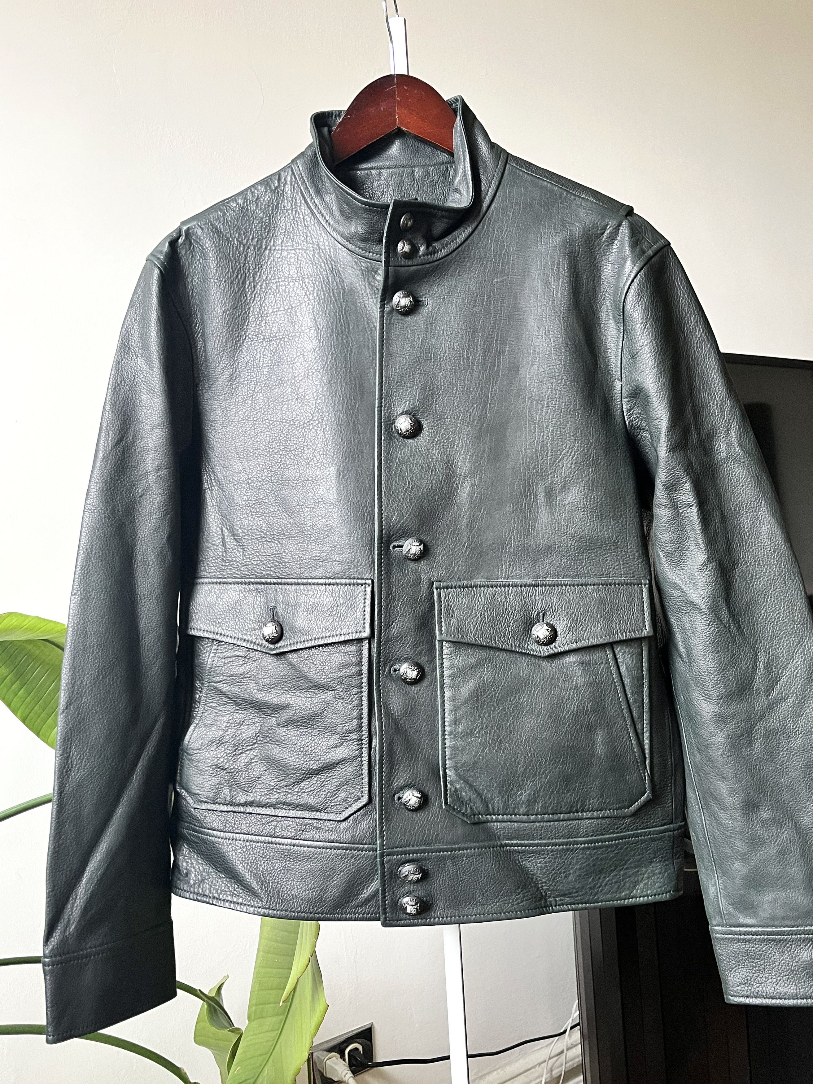 John Varvatos JOHN VARVATOS - Leather Bomber Jacket Size US M / EU 48-50 / 2 - 1 Thumbnail