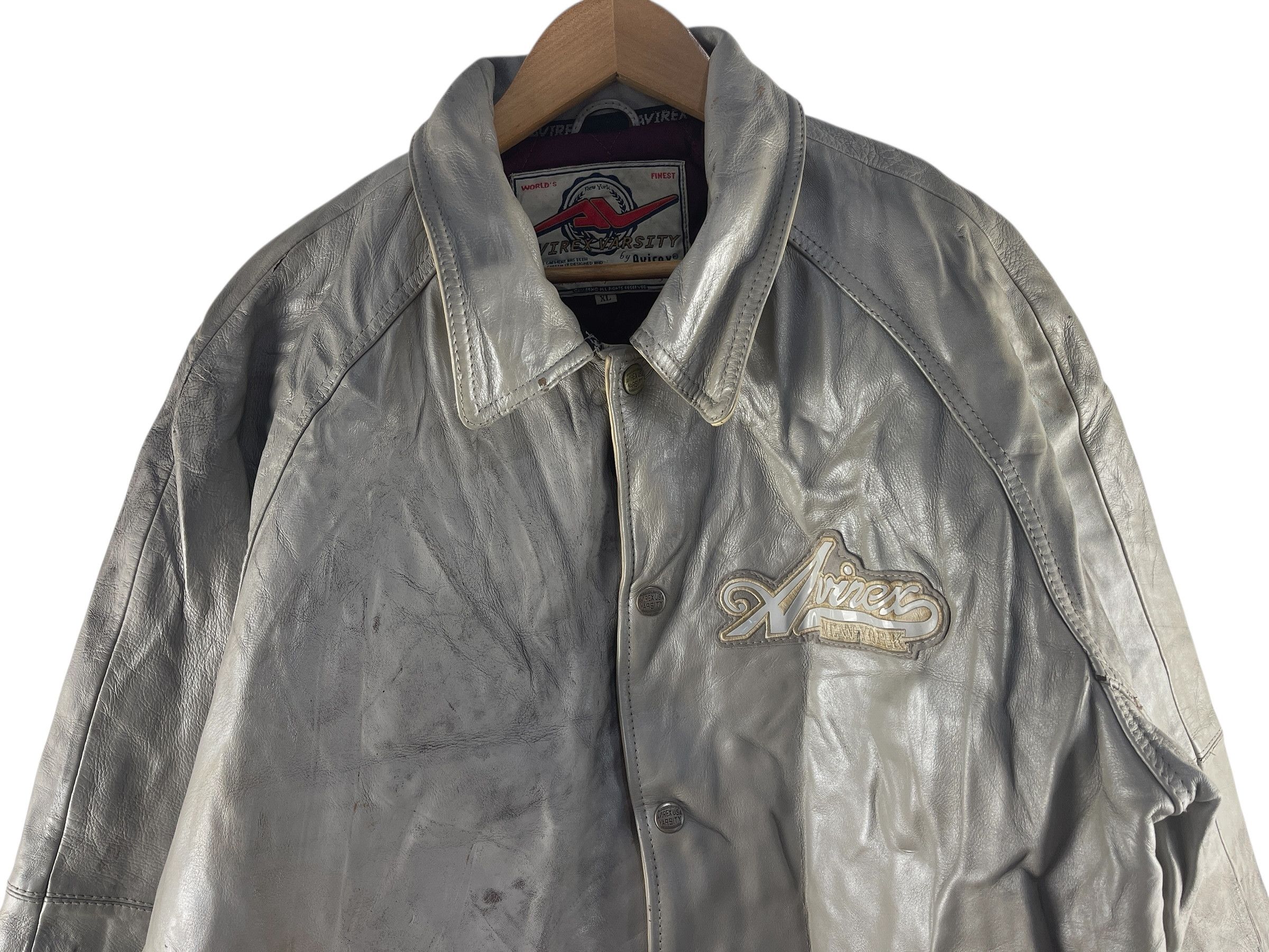 Avirex Avirex Varsity Leather Jacket “Spirit of American Varsity” Size US XL / EU 56 / 4 - 4 Thumbnail