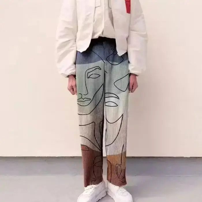 Japanese Brand × Vintage Vintage face casual street fashion pants Size US 32 / EU 48 - 2 Thumbnail