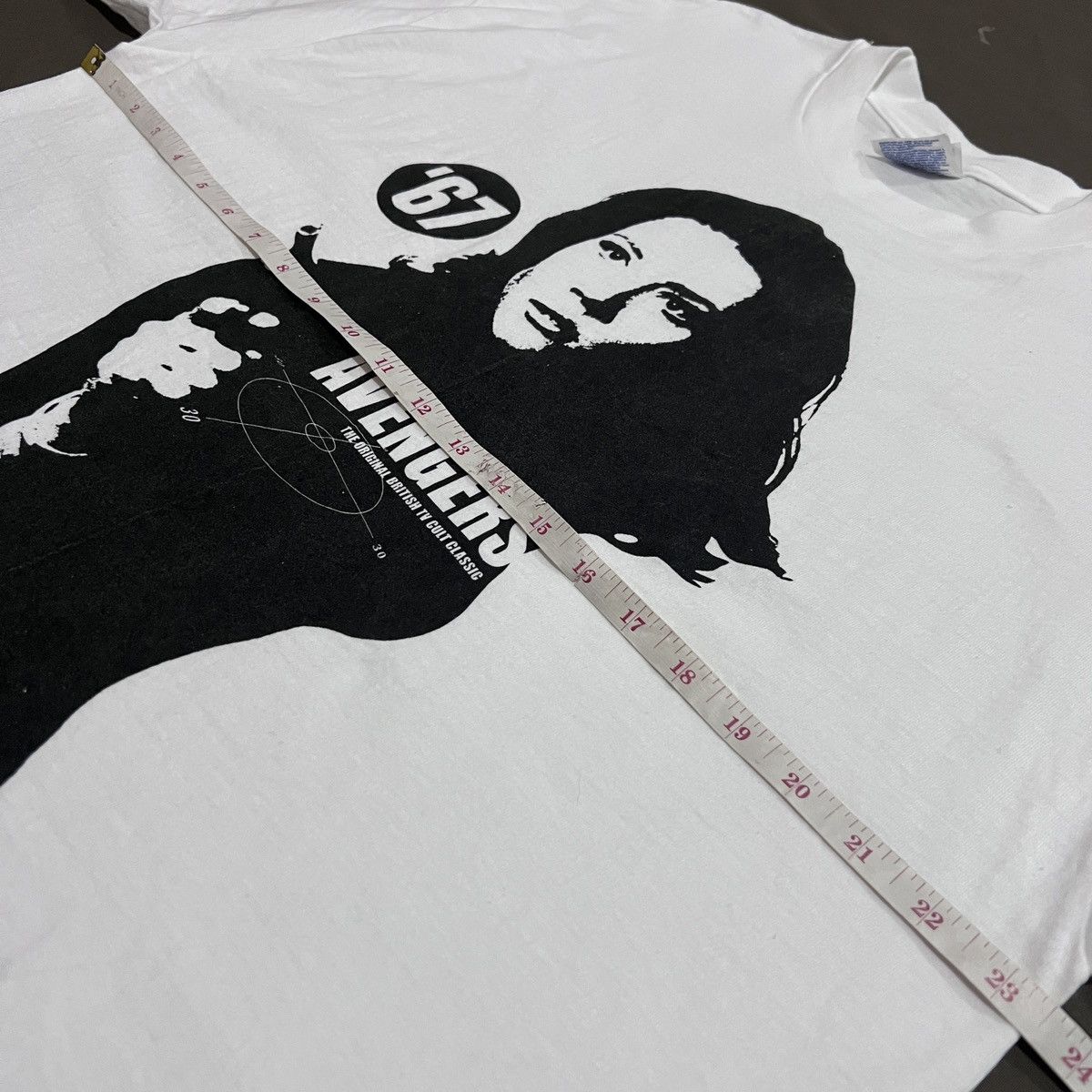Vintage Vintage 90s Diana Rigg The Avengers TV series Promo Tee XL Size US XL / EU 56 / 4 - 9 Thumbnail