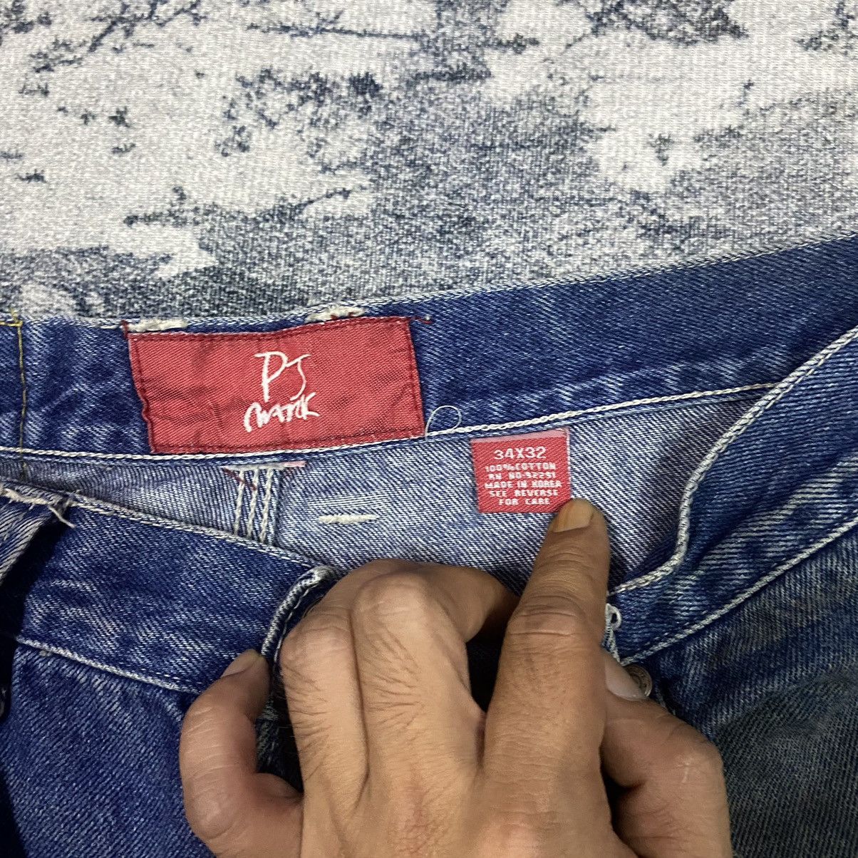 JNCO × Japanese Brand × Vintage Vintage PJ Mark Dirty Rusty Oversize Baggy Denim Jeans Size US 32 / EU 48 - 6 Thumbnail