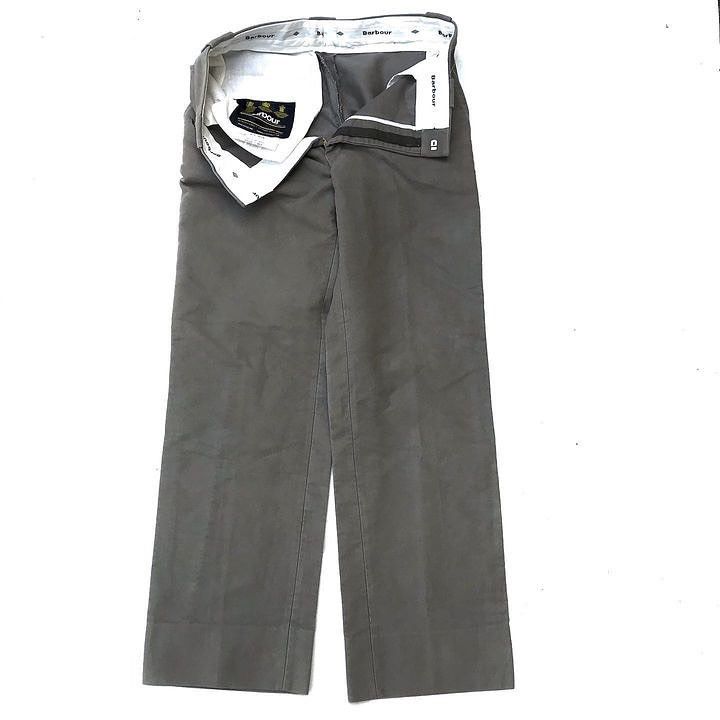 Barbour × Other UK Barbour A420 Vintage Green Moleskin Trouser PantsEngland Size US 32 / EU 48 - 2 Thumbnail