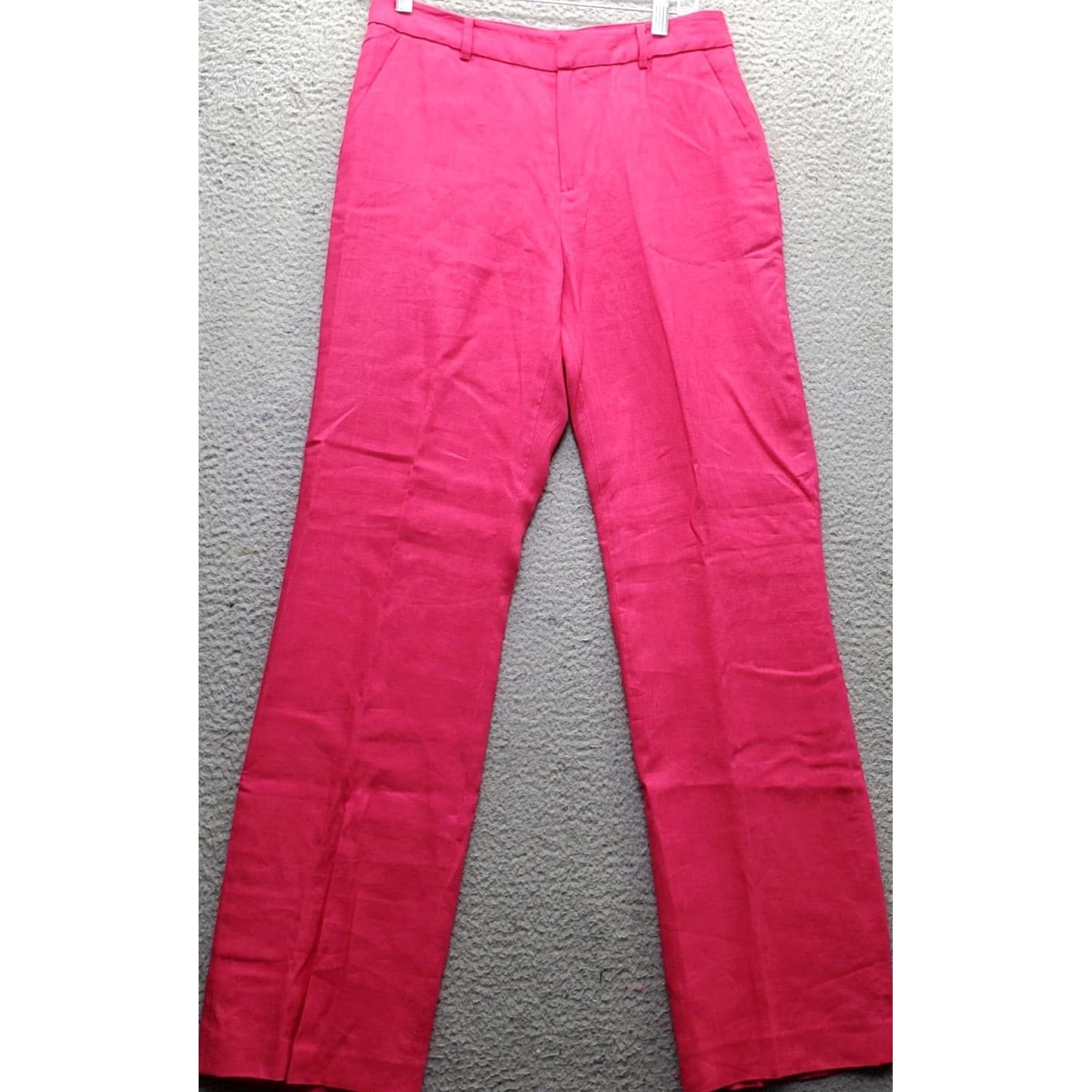 Chaps Chaps Chino Pants Womens Size 6 Pink Lined Straight Leg Hook & Eye Pocket Size 28" / US 6 / IT 42 - 2 Thumbnail