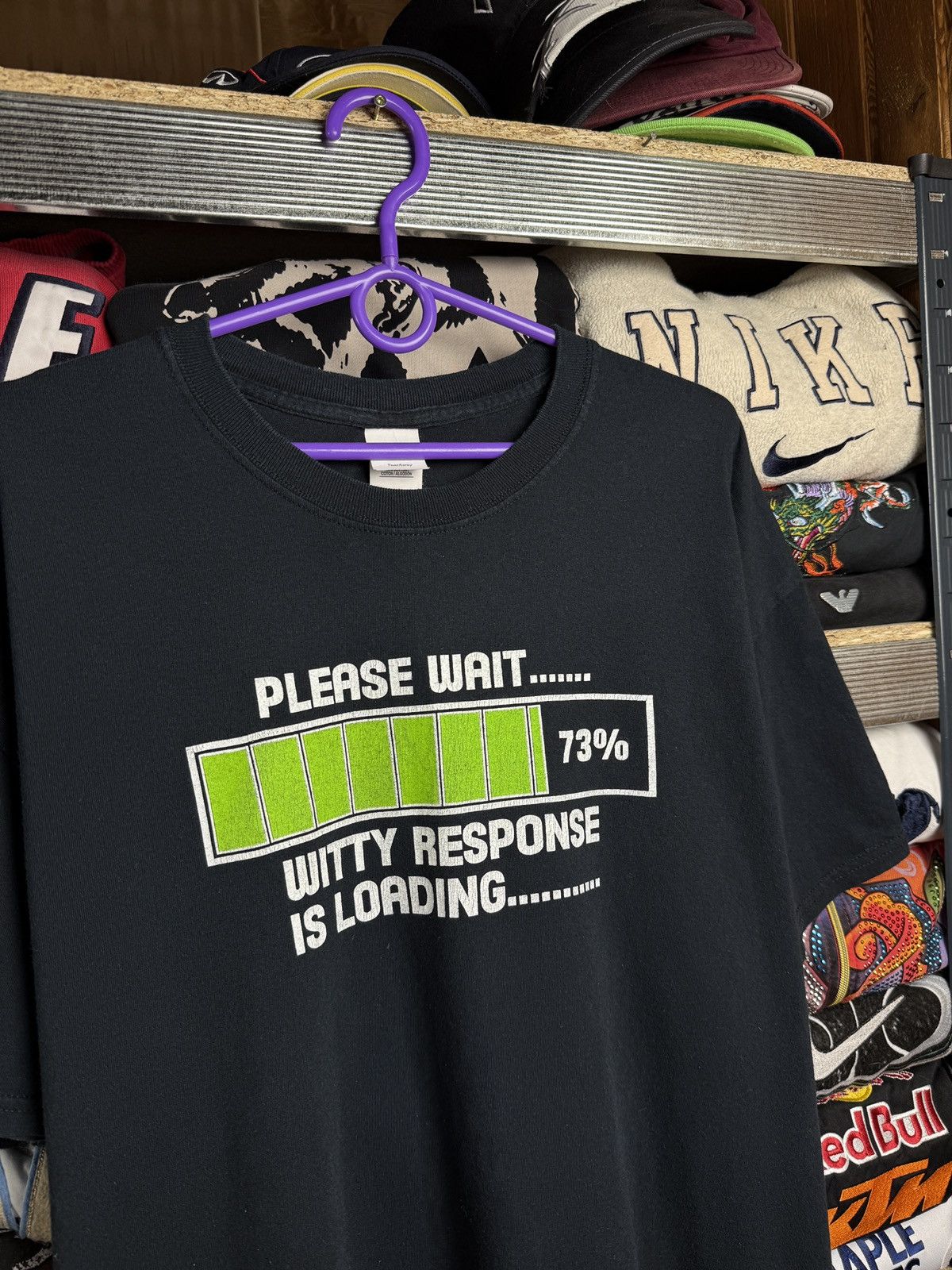 Other Installing Please Wait anima vintage humor tee Size US XL / EU 56 / 4 - 3 Thumbnail
