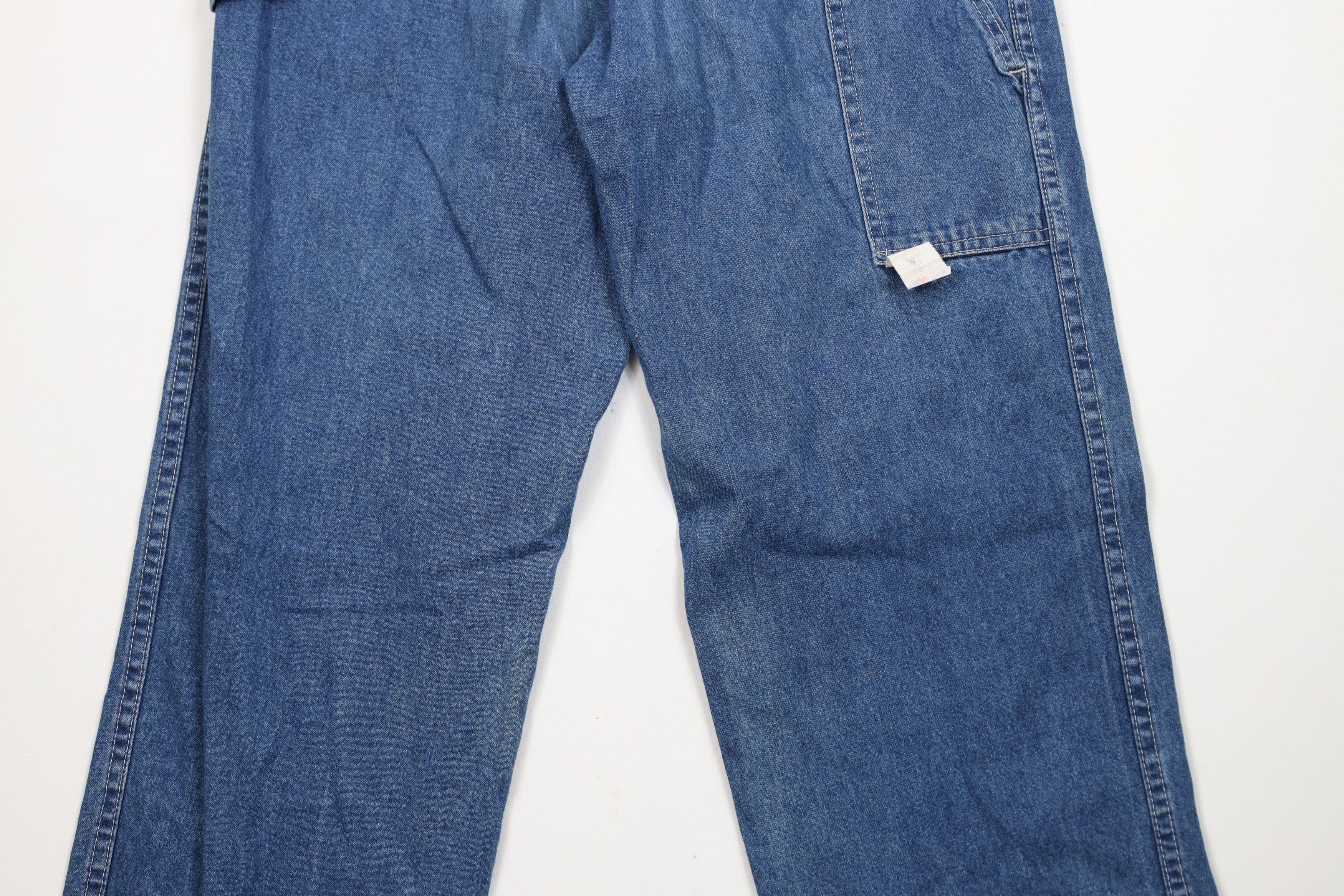 Vintage Vintage 70s Streetwear Workwear Dungaree Denim Jeans USA Size 27" / US 4 / IT 40 - 11 Thumbnail
