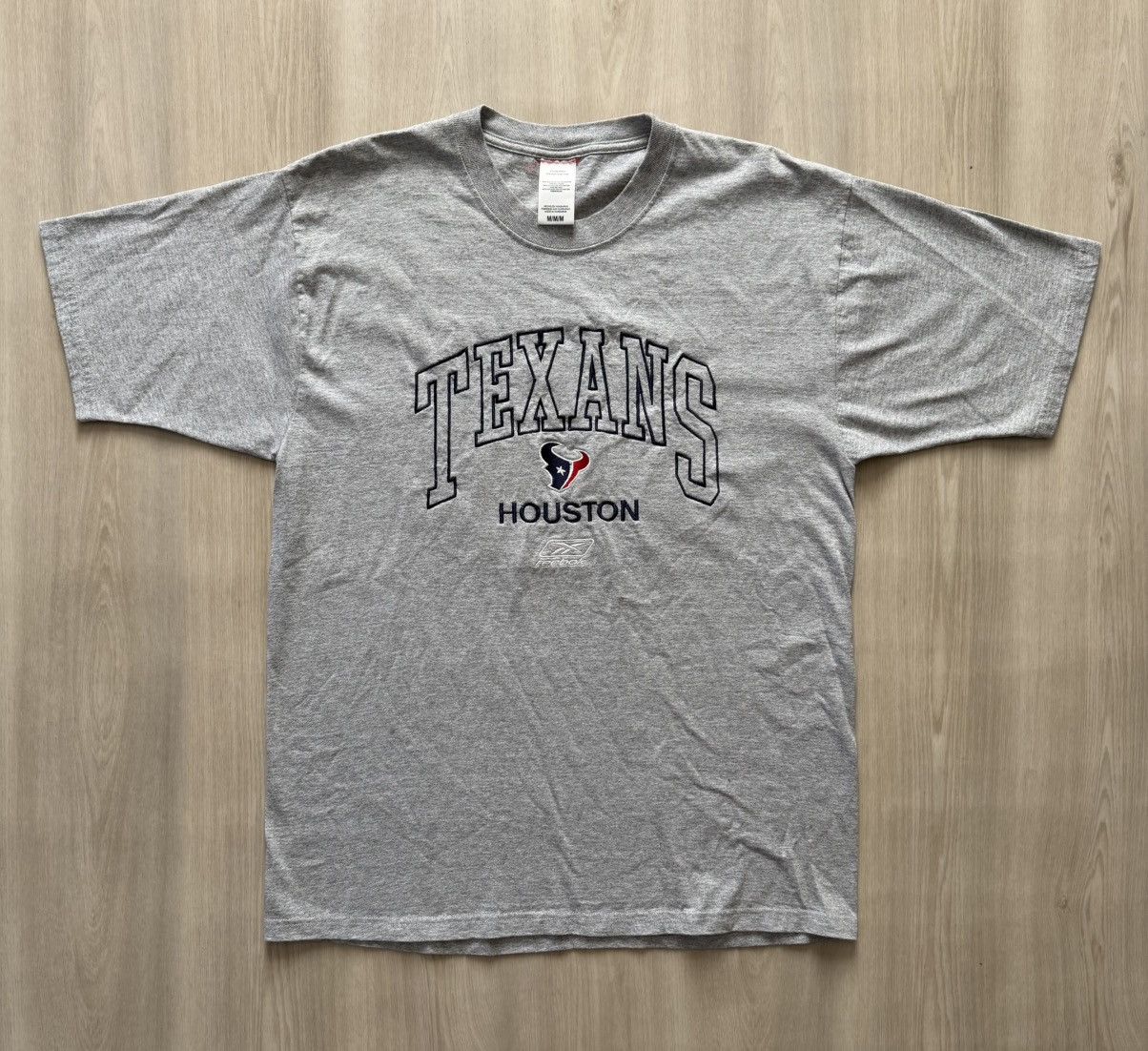 Vintage Vintage Houston Texans Embroidered Logo Tee Sz M Size US M / EU 48-50 / 2 - 2 Thumbnail