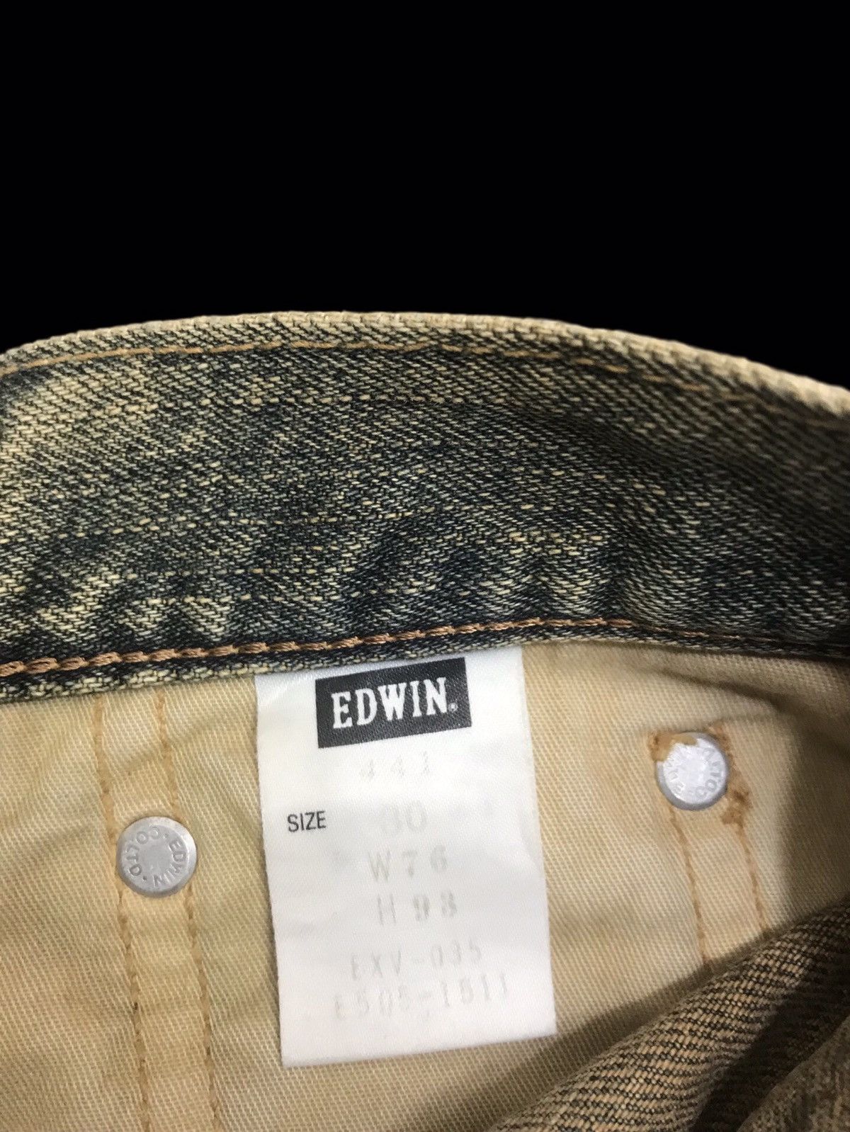 Edwin 💥RARE 90s STYLE💥EDWIN 441 BOOTCUT Rusty Wash Denim F424 Size US 28 / EU 44 - 19 Thumbnail