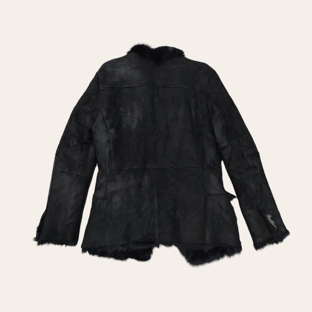 5351 POUR LES HOMMES 5351 POUR LES HOMMES Elegant Shearling Sheepskin Fur Coat Size L / US 10 / IT 46 - 13 Thumbnail