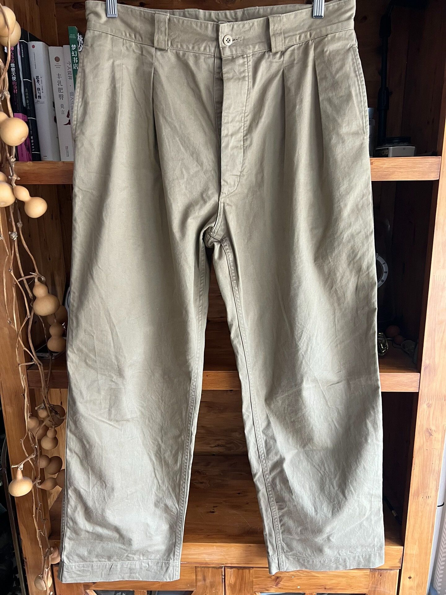 Japanese Brand vintage khaki officer pants by Vontade Size US 36 / EU 52 - 1 Thumbnail