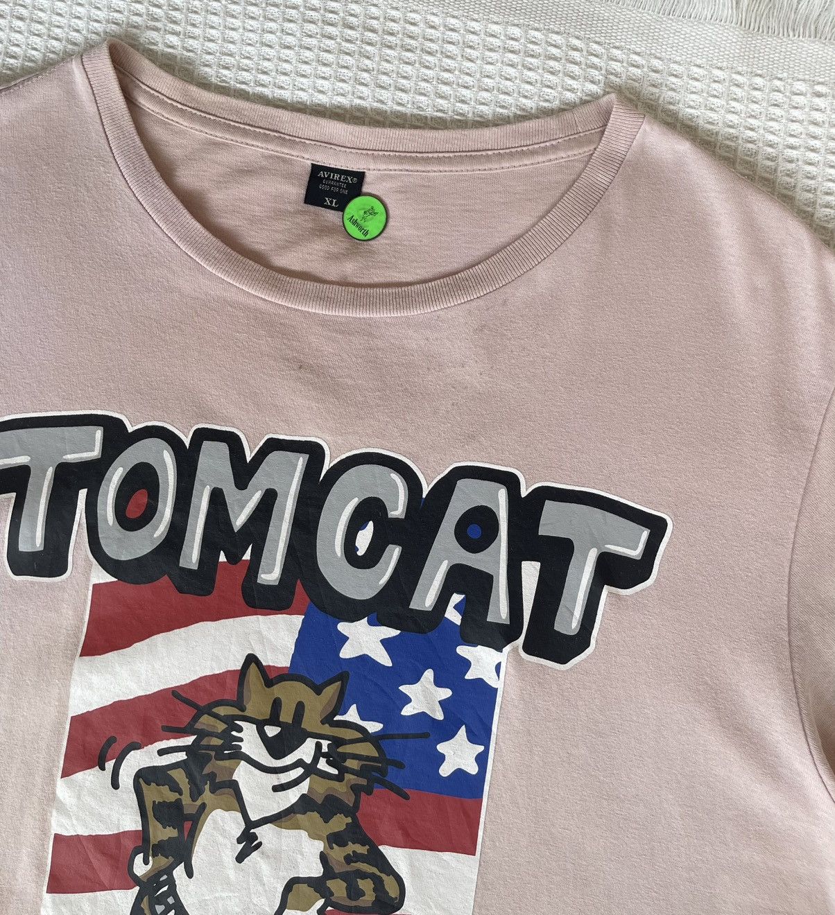 Avirex Vintage’y2k🔥AVIREX x BOXER JUNTARO TOMCAT🔥Big Print Tshirt Size US XL / EU 56 / 4 - 16 Thumbnail