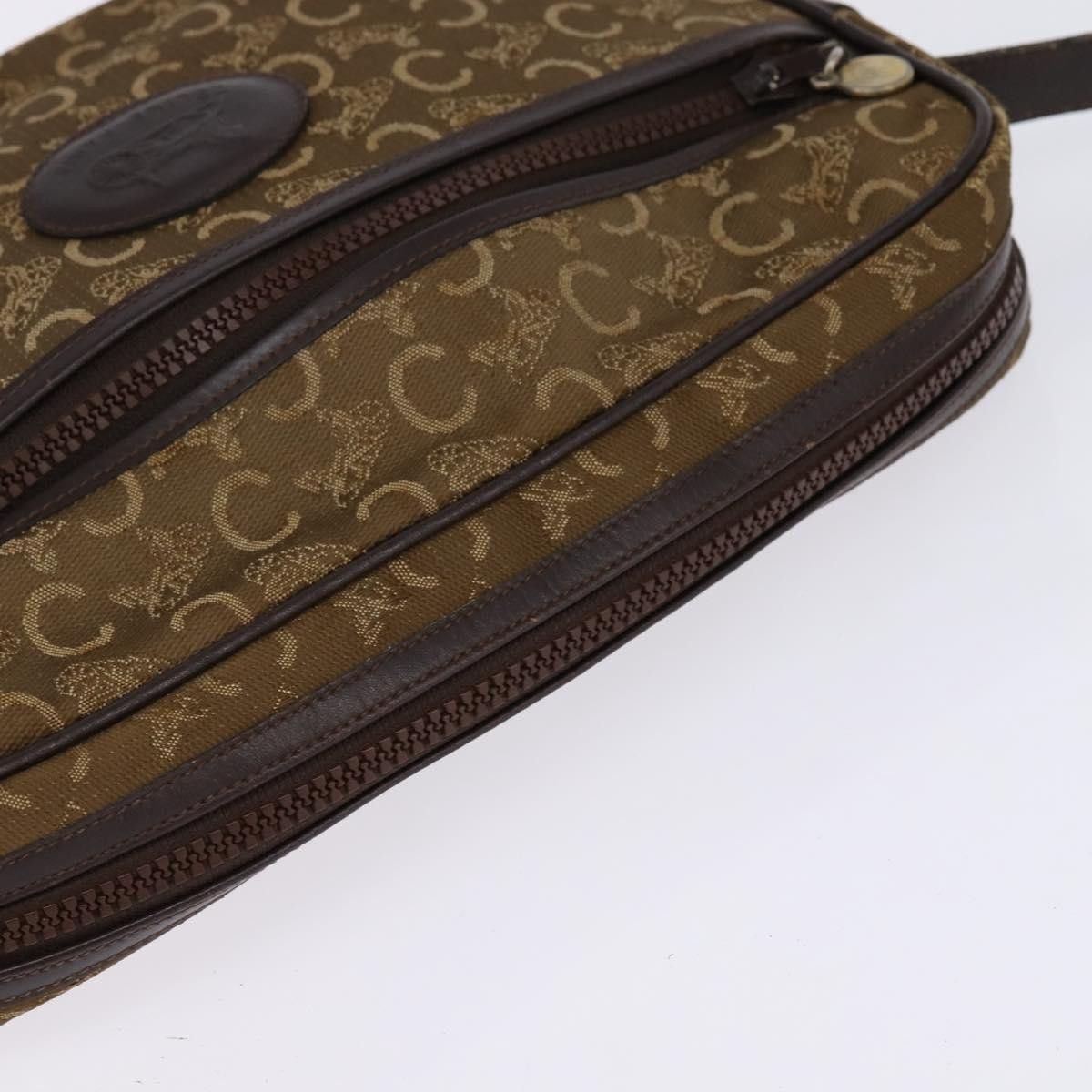 Celine CELINE C Sulky Shoulder Bag Canvas Brown Gold Size ONE SIZE - 6 Thumbnail