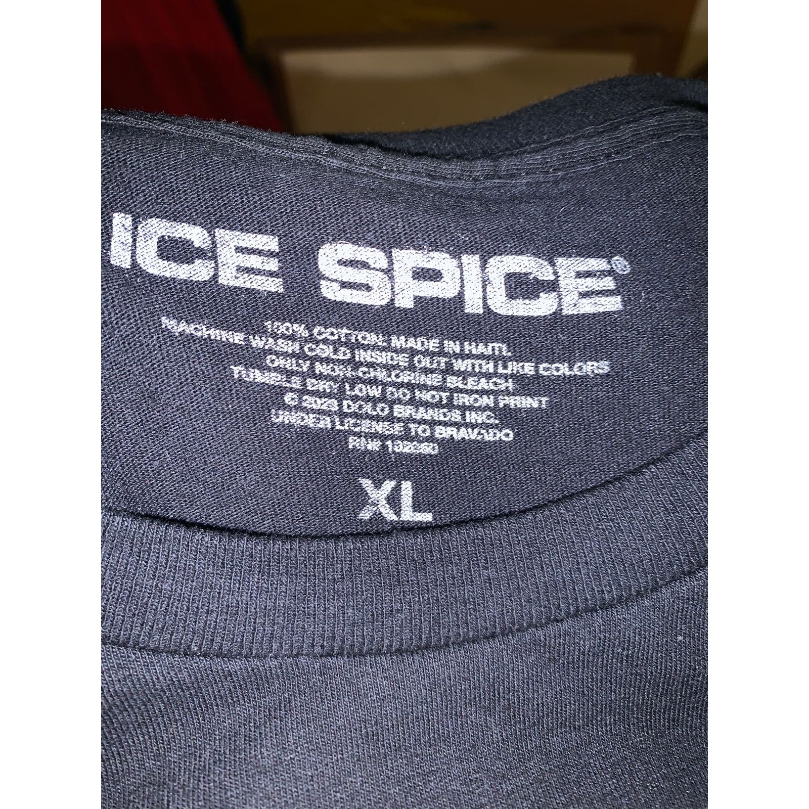 Rap Tees Ice Spice Keep It A Stack T Shirt XL Black Rap Tee Merch Size US XL / EU 56 / 4 - 6 Thumbnail