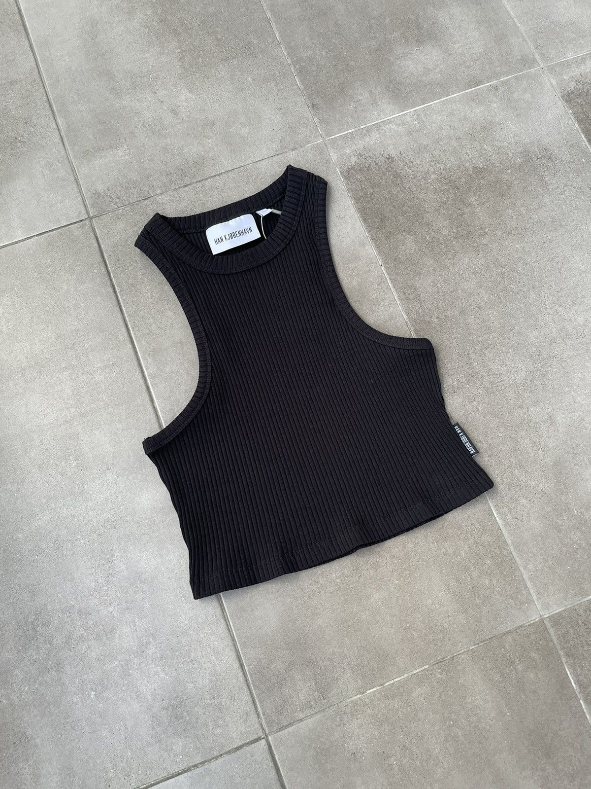 Han Kjobenhavn !DS! SS23 Han Kjobenhavn Cropped Racer Black Top Size US L / EU 52-54 / 3 - 8 Thumbnail