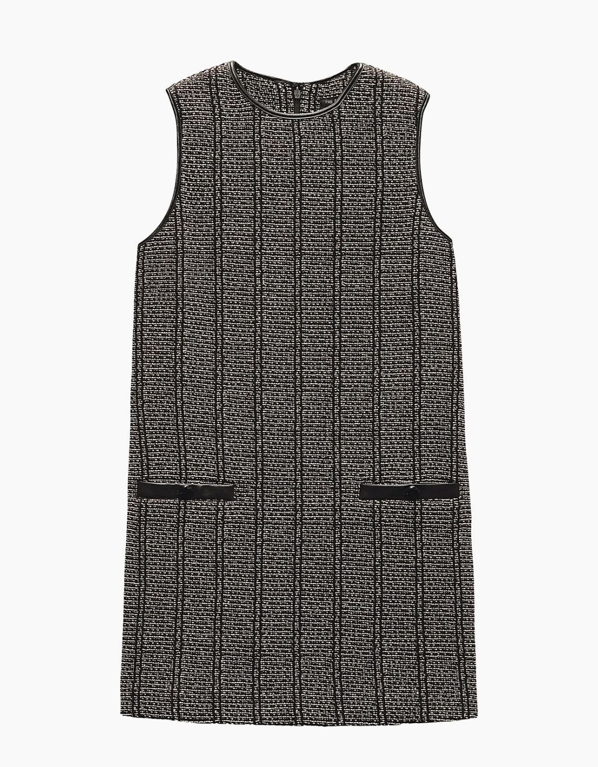 Frances Cotton Tweed Shift Minidress