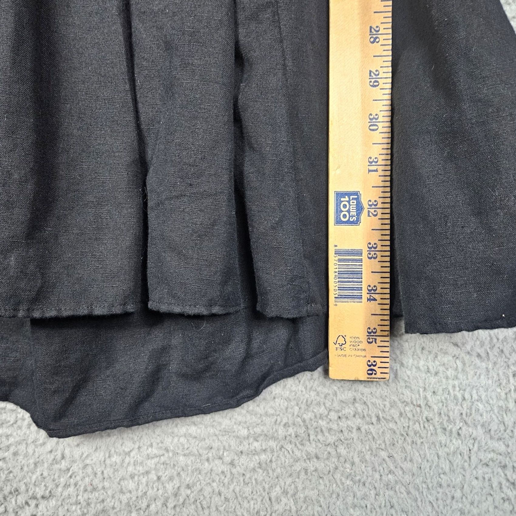 Free People Free People Erin Ruffle Mini Tie Back Cotton Linen Blend Dress Size XS Size XS / US 0-2 / IT 36-38 - 7 Thumbnail