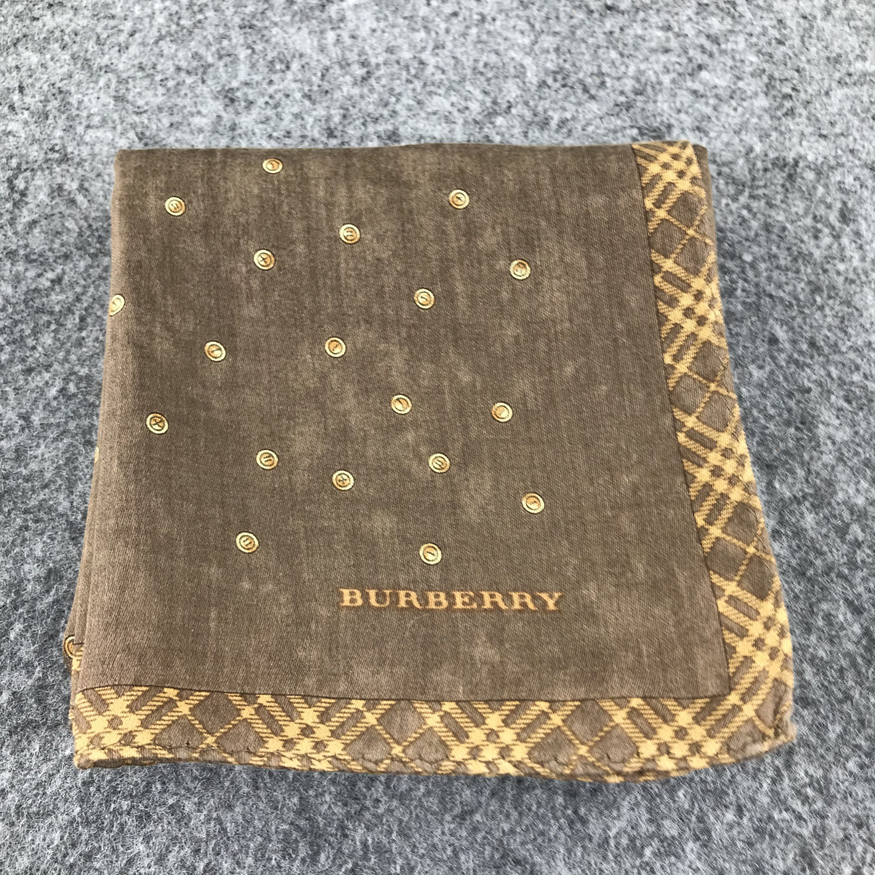 Burberry Burberry Handkerchief Neckerchief Bandana H526 Size ONE SIZE - 8 Thumbnail