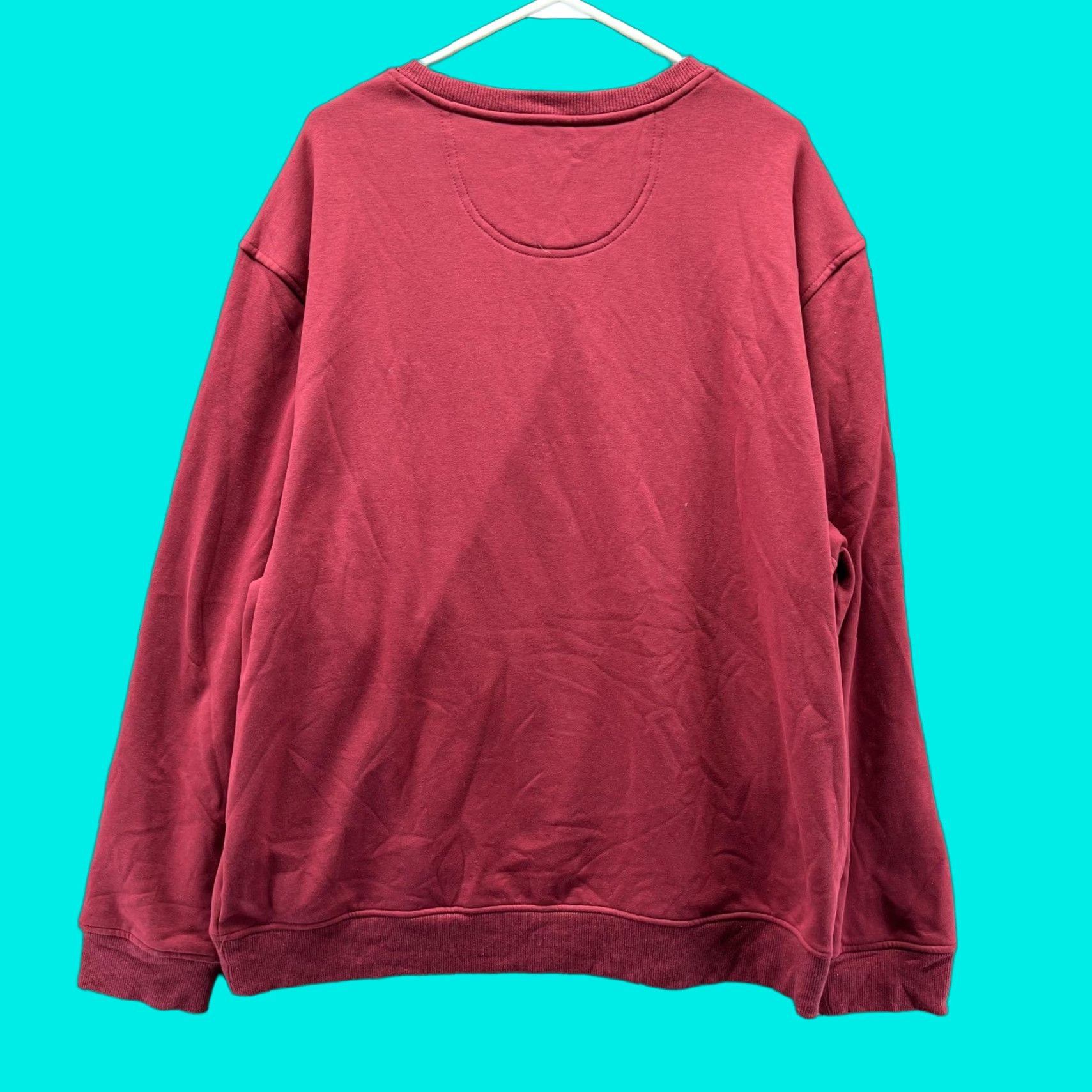 Izod IZOD Sweatshirt Mens 2XL Red Advantage Performance Stretch Crewneck Pullover Size US XXL / EU 58 / 5 - 1 Thumbnail