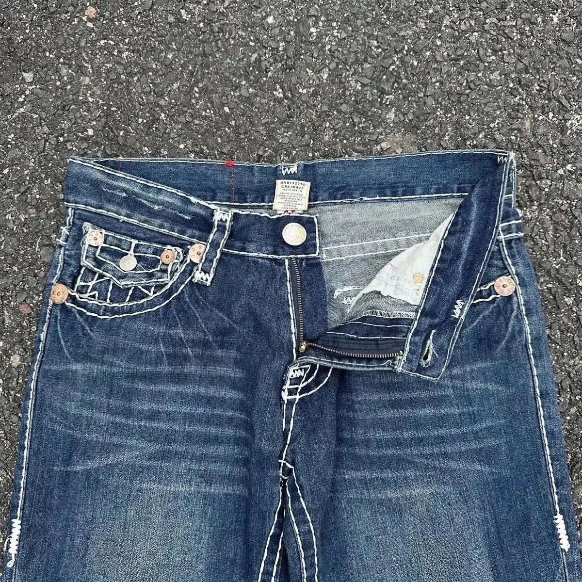 True Religion VINTAGE TRUE RELIGION JEANS BIG STITCH DENIM VERY RARE PANTS Size US 34 / EU 50 - 9 Thumbnail