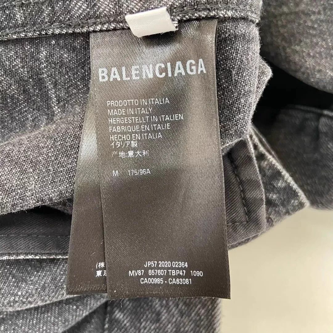 Balenciaga Balenciaga gray black denim jacket M pre-owned Size US M / EU 48-50 / 2 - 8 Thumbnail
