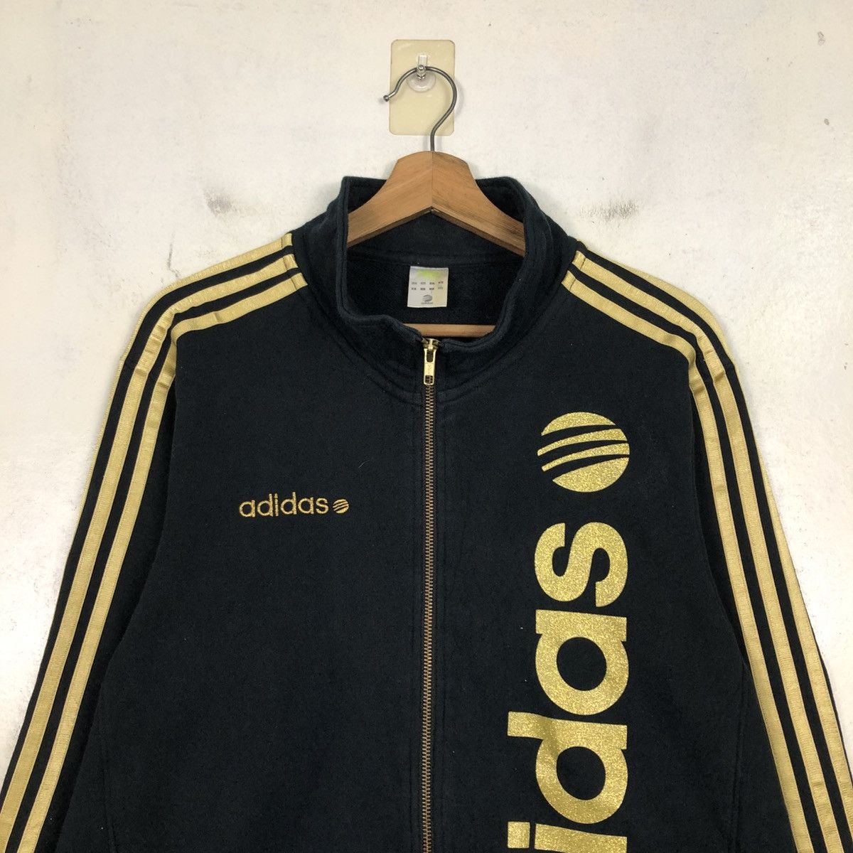 Adidas 📌Adidas Striped Design Zipper Jacket Size US L / EU 52-54 / 3 - 5 Thumbnail