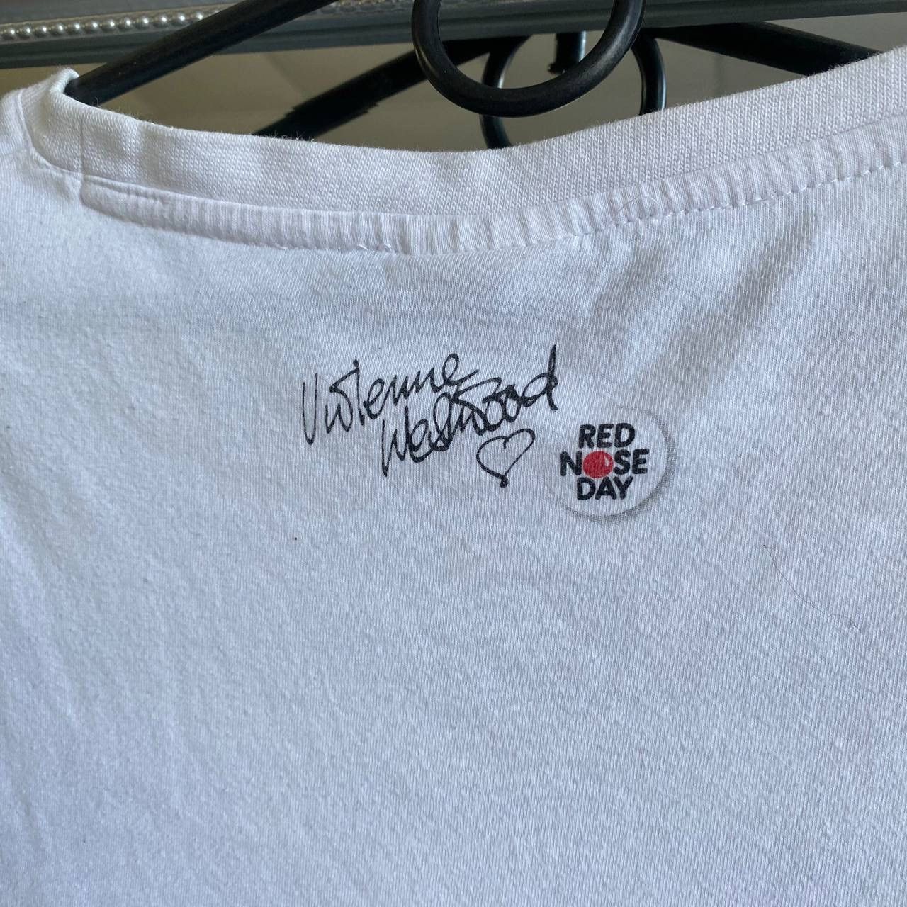 Vivienne Westwood Mens Vivienne Westwood Comic Relief T-shirt big logo tee Size US L / EU 52-54 / 3 - 6 Thumbnail