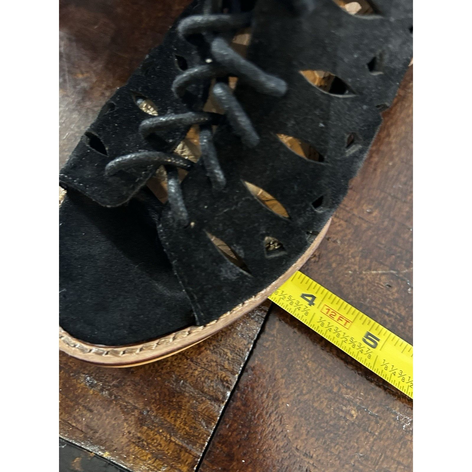 Other gianni bini shoes 7M Black Leather Ankle Boots Size US 7 / IT 37 - 9 Thumbnail